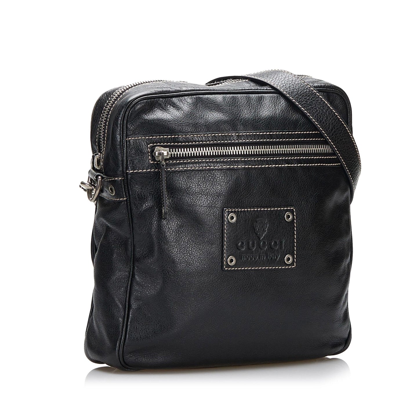 Gucci SHG-G8wPqc Leather Calf Black Crossbody Bag