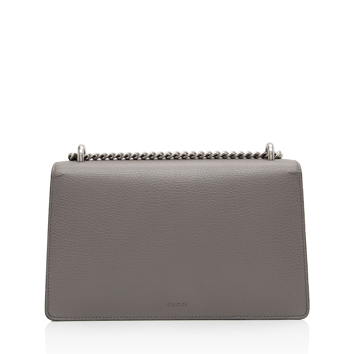 Gucci Crystal Dionysus SHF-7IrKBg Leather Grey Small Shoulder Bag
