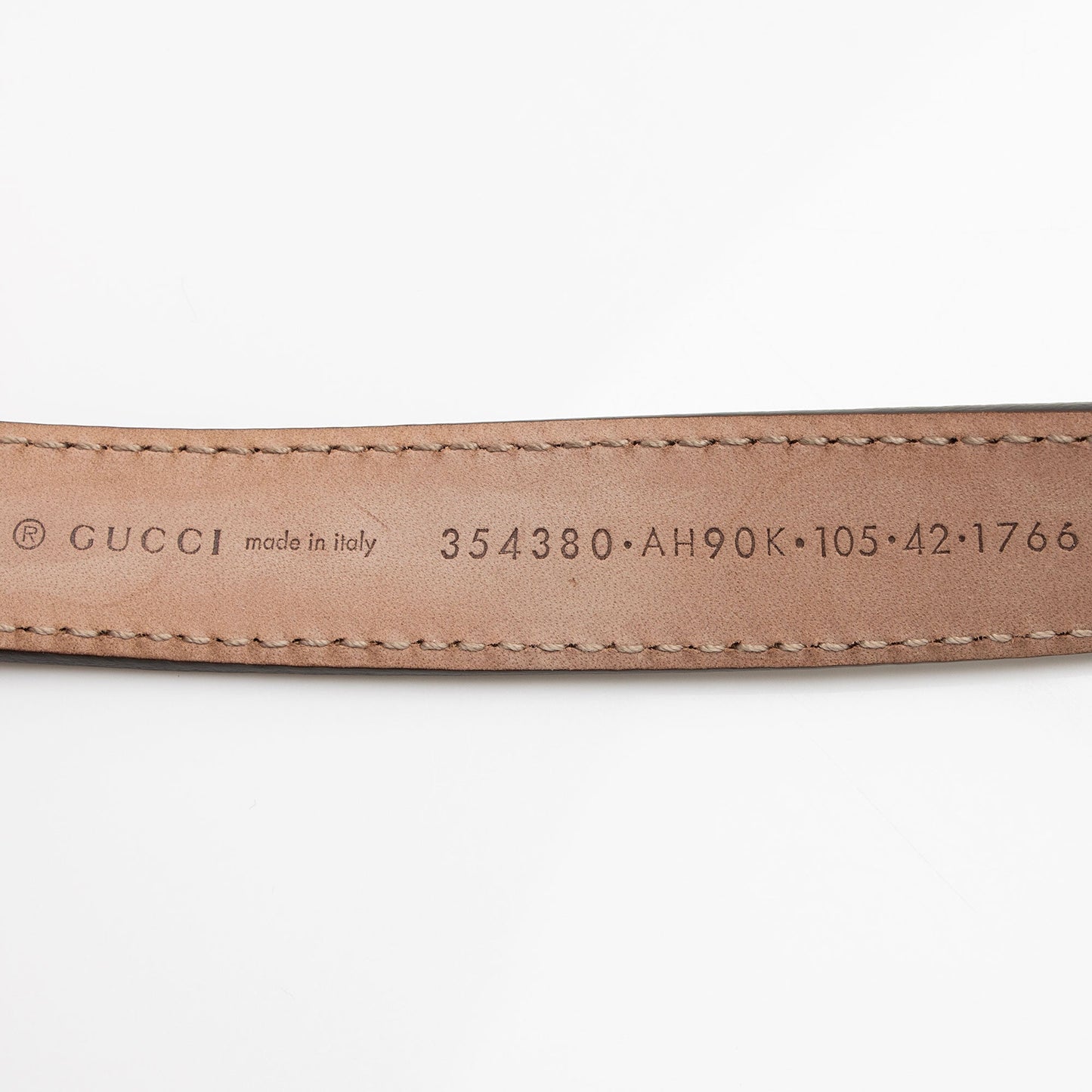 Gucci Crystal GG Interlocking Belt - Leather Suede Beige Gold Accessory