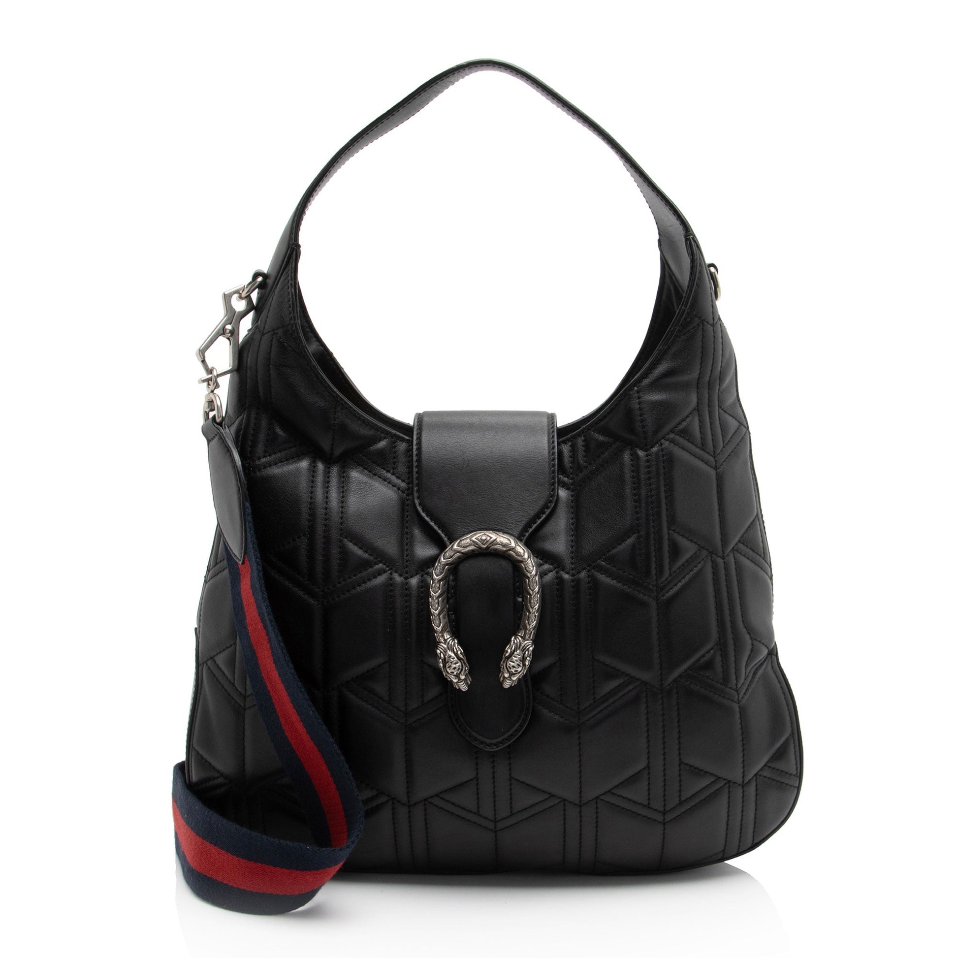 Gucci Dionysus SHF-MOcSEc Quilted Leather Nylon Black Shoulder Bag
