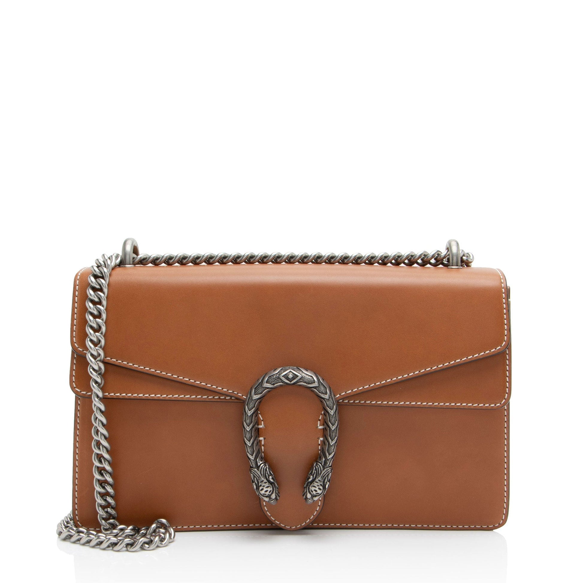 Gucci Dionysus Leather Brown Medium Shoulder Bag