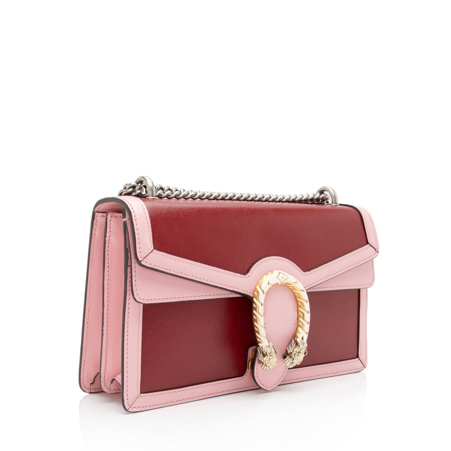 Gucci Dionysus SHF-z6dJvx Leather Red Pink Small Shoulder Bag