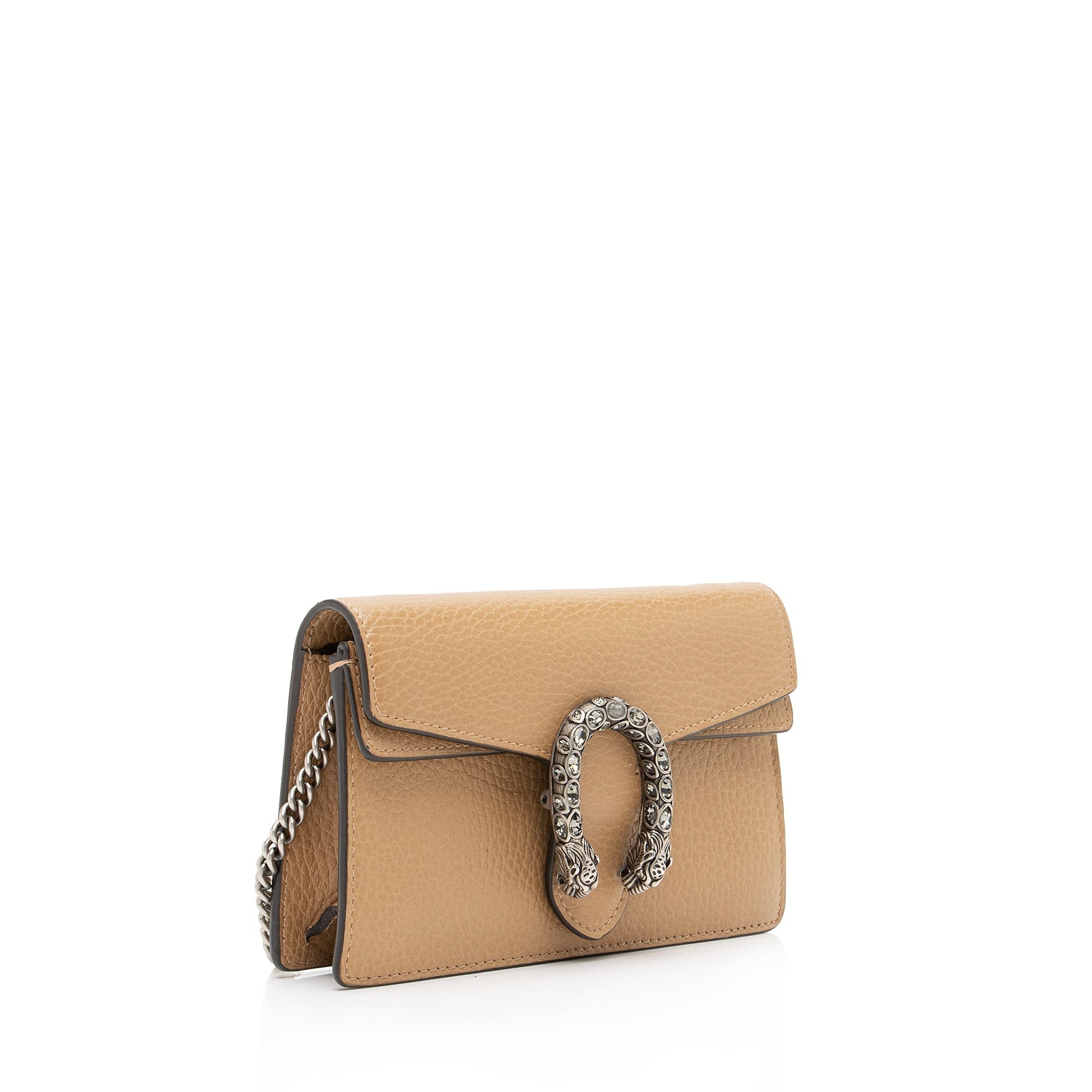 Gucci Dionysus Super SHF Leather Brown Mini Crossbody Bag