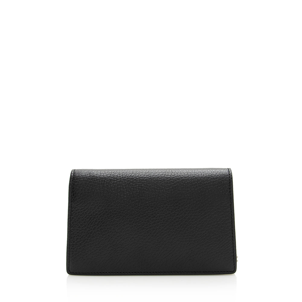 Gucci Dionysus Super SHF-ScIcTL Leather Black Mini Crossbody Bag