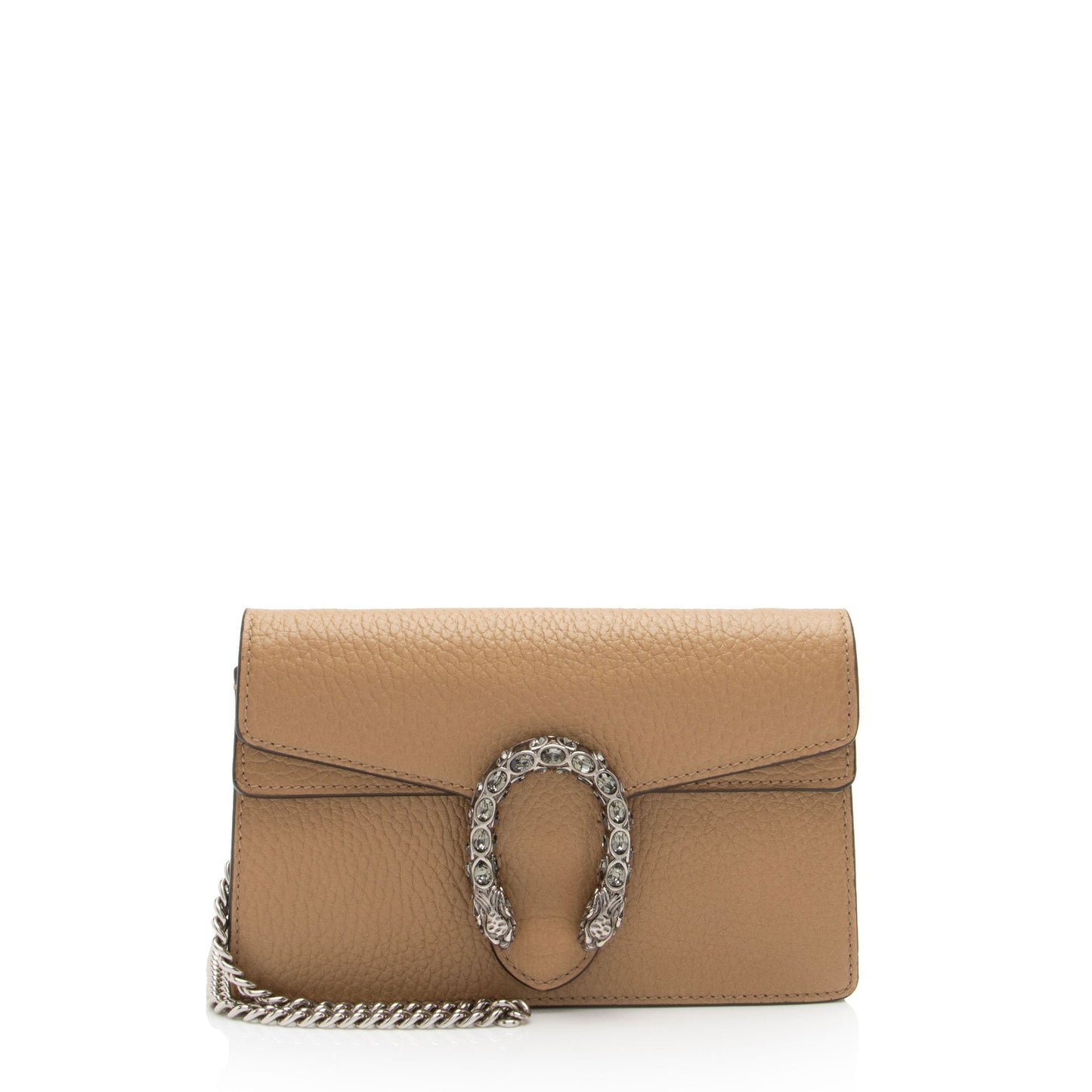 Gucci Dionysus Super SHF-B1JkXs Leather Brown Mini Crossbody Bag
