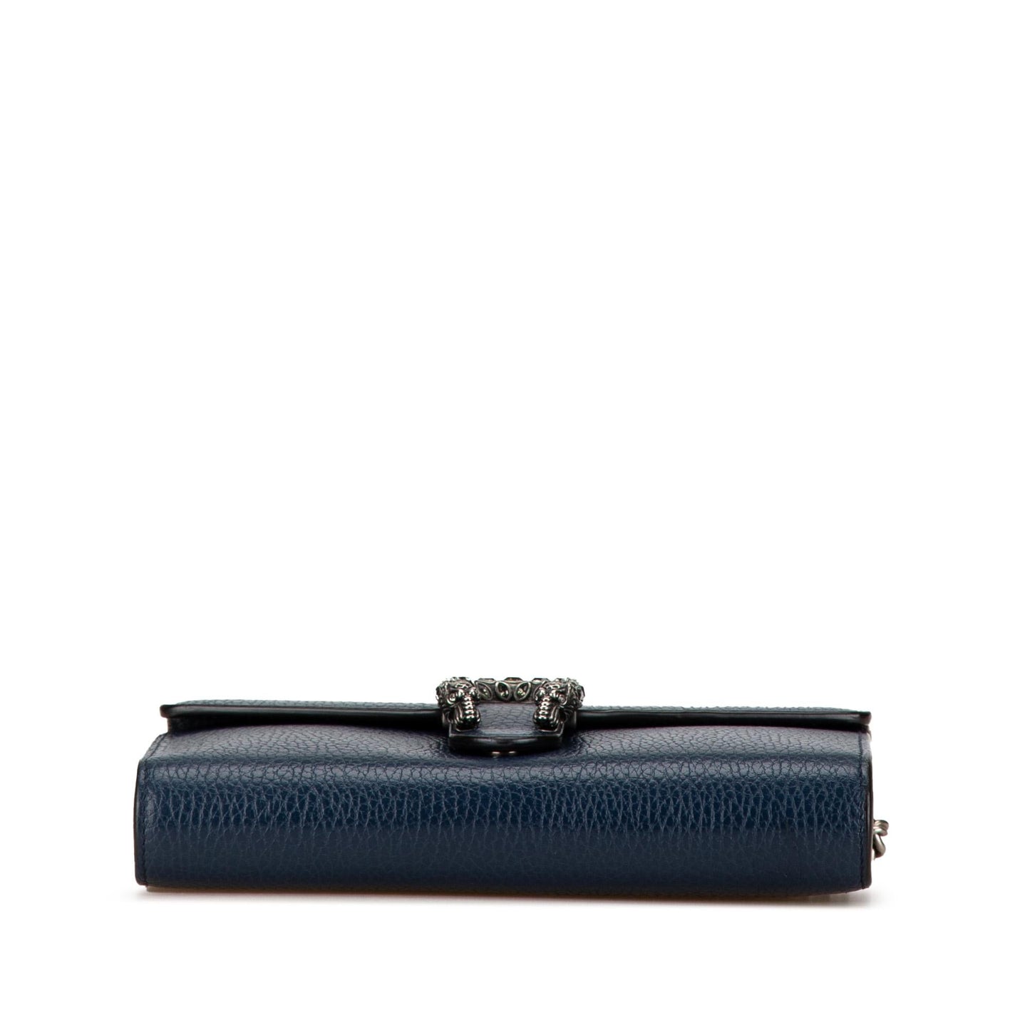 Gucci Dionysus Wallet on Leather Calf Blue Chain Crossbody Bag