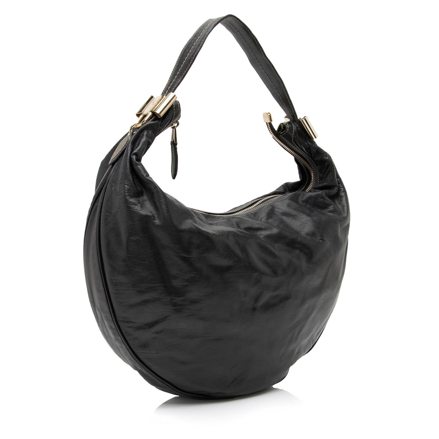 Gucci Duchessa SHF Leather Black Medium Shoulder Bag