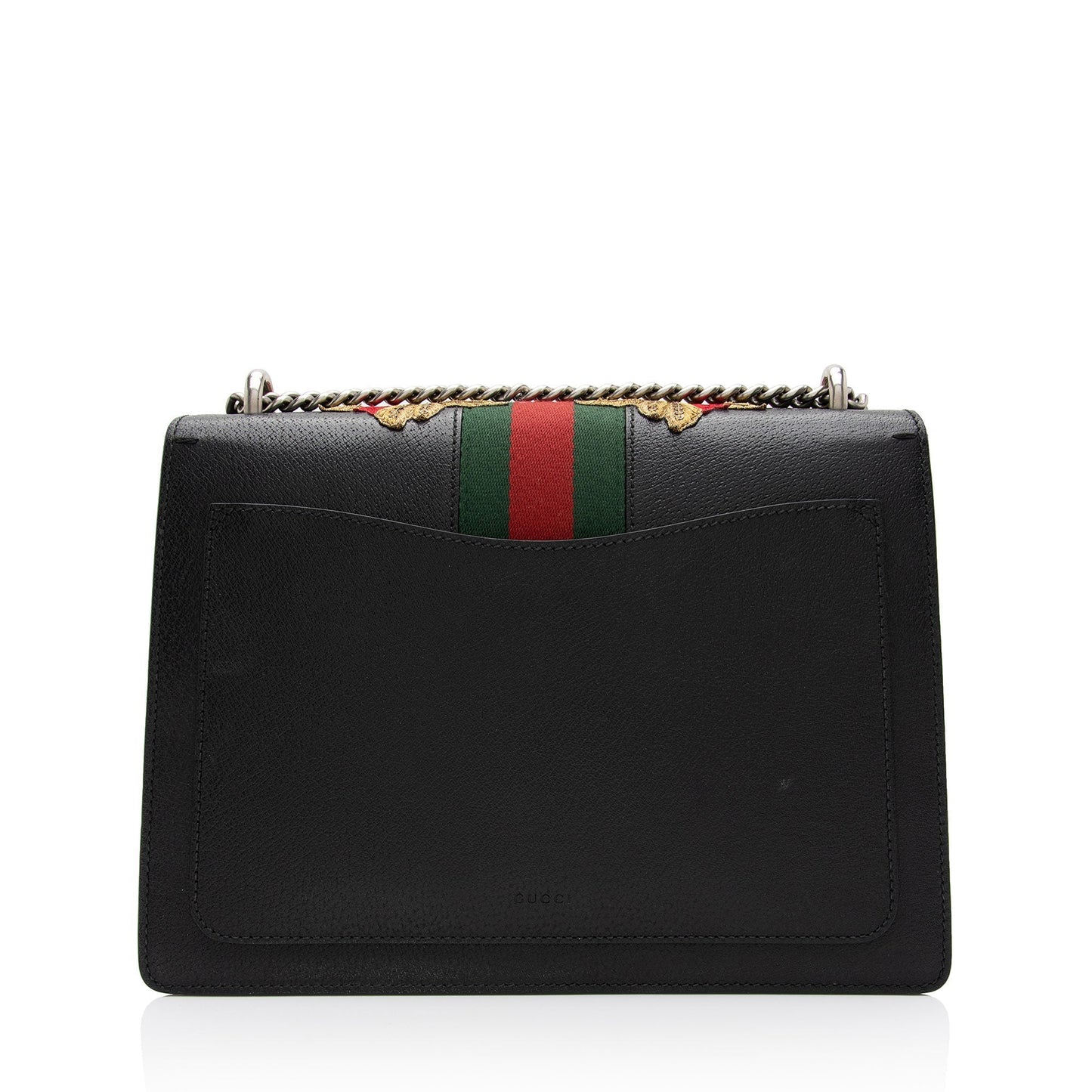Gucci Embroidered Rose Dionysus SHF-7coiPQ Leather Nylon Black Shoulder Bag