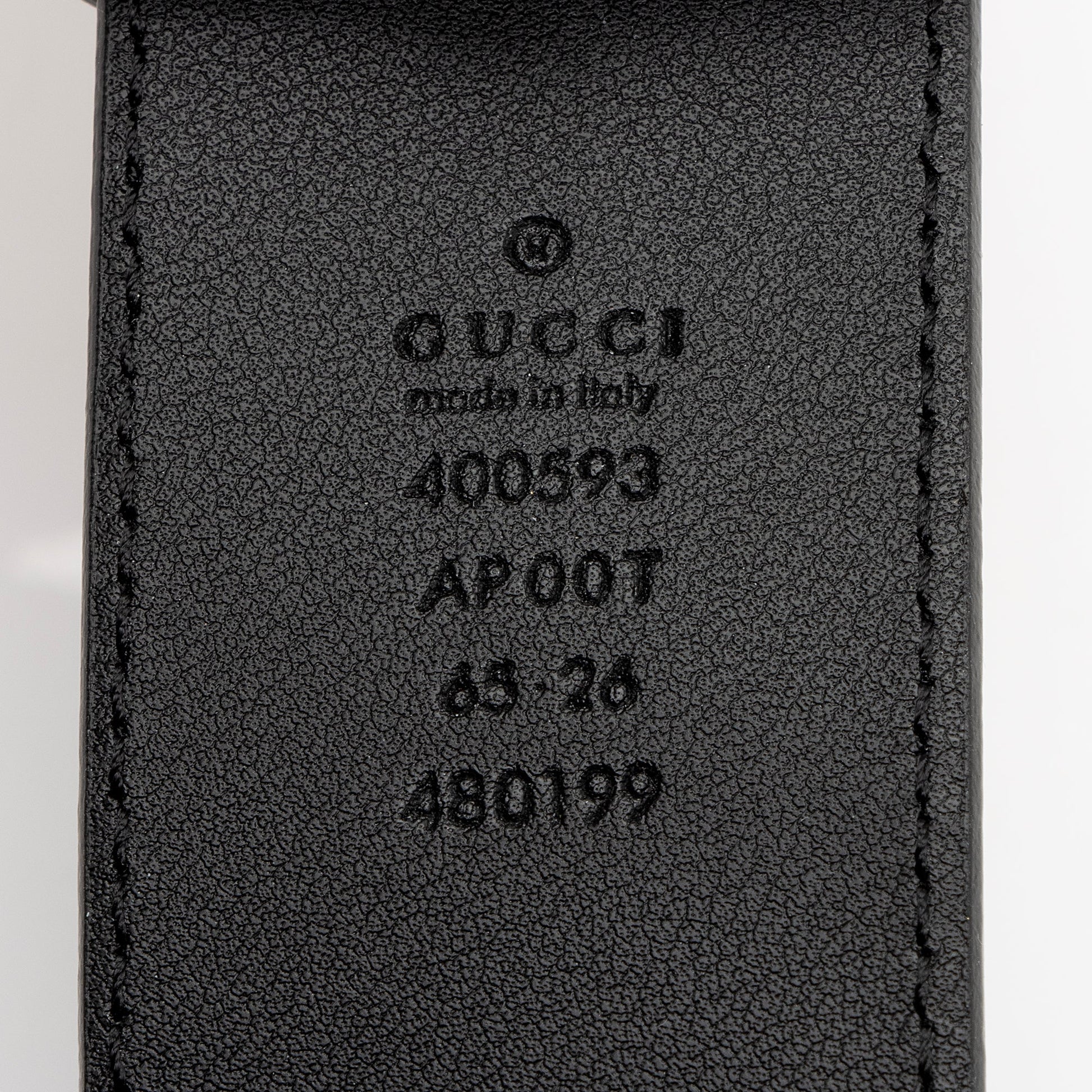 Gucci GG Marmont Belt - Size Leather Black Accessory Shf Azi3Mr
