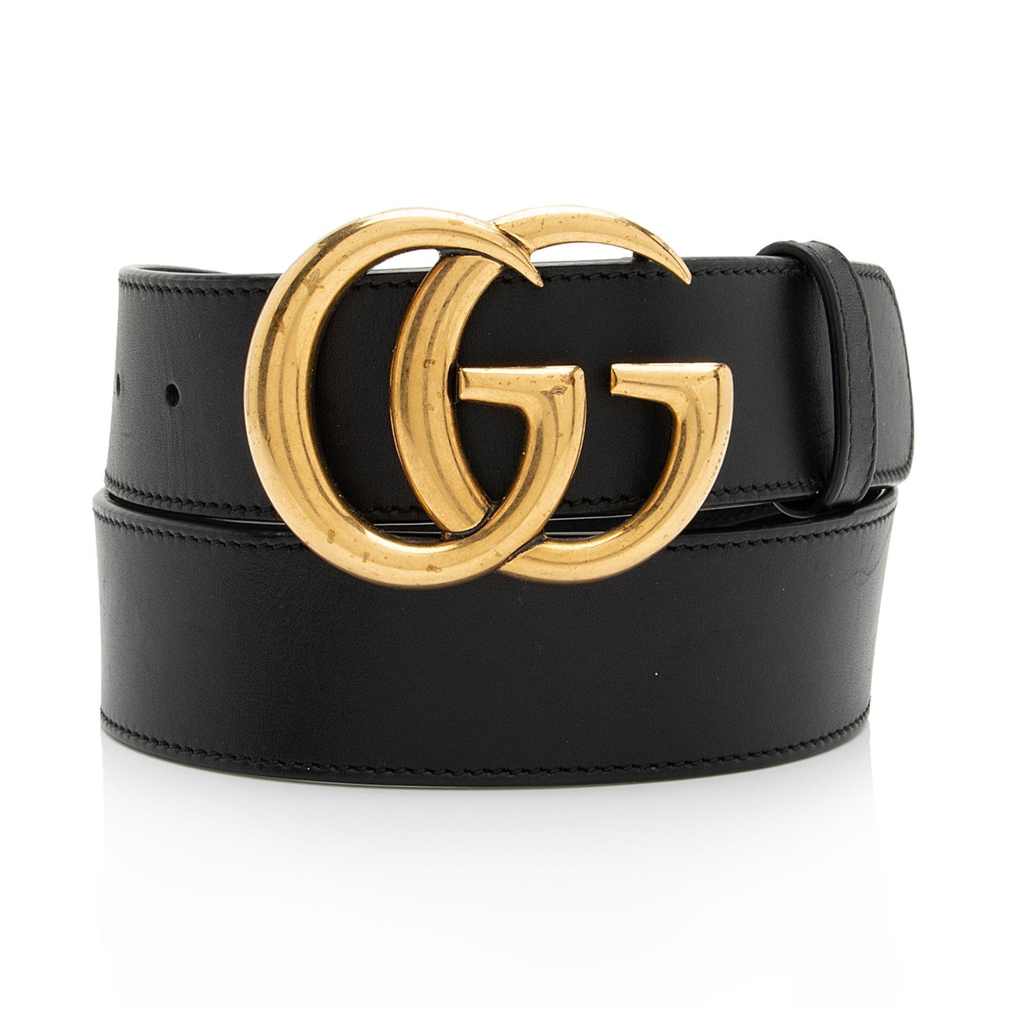 Gucci GG Marmont Belt - Size Leather Black Accessory Shf Nbnmiu
