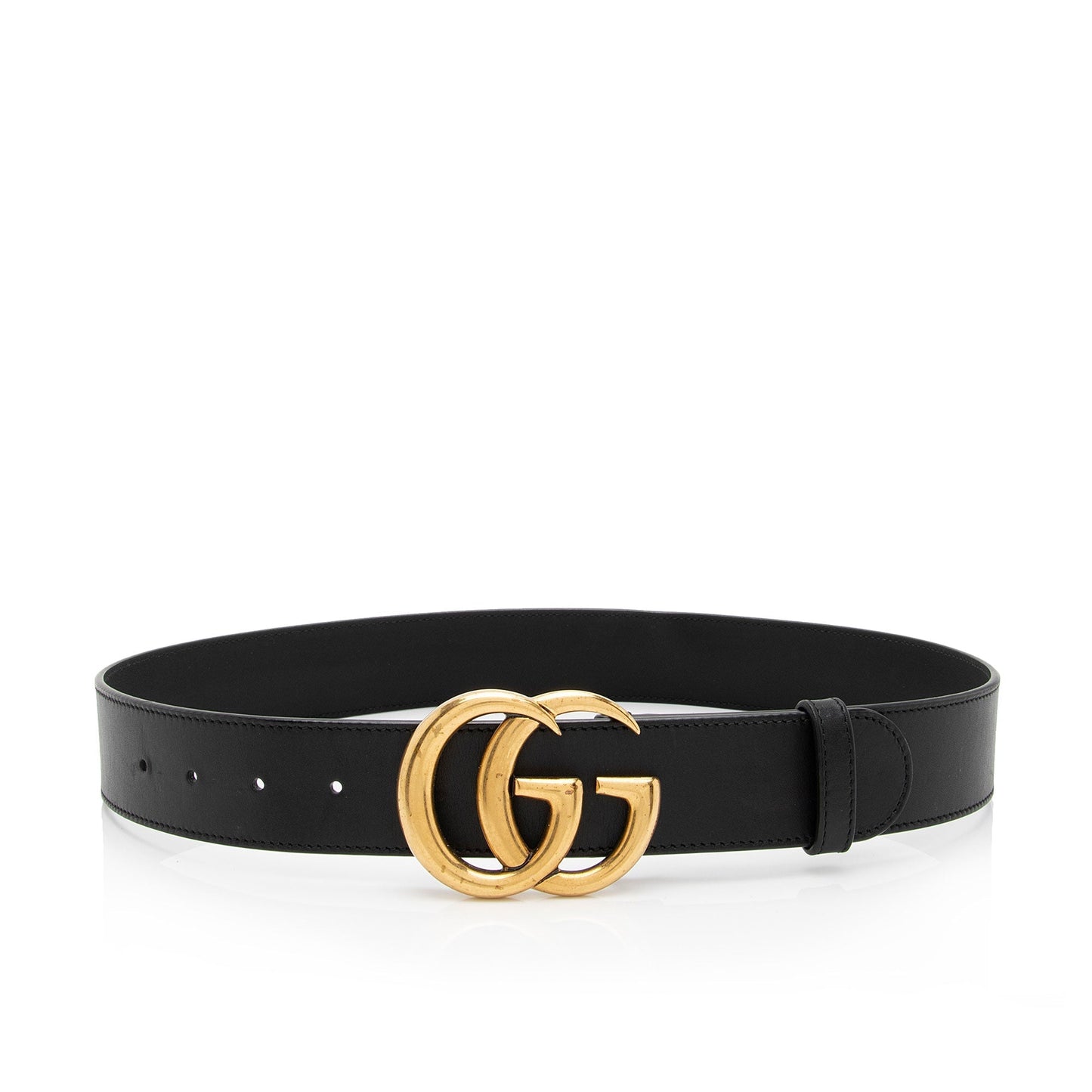 Gucci GG Marmont Belt - Size Leather Black Accessory Shf Nbnmiu