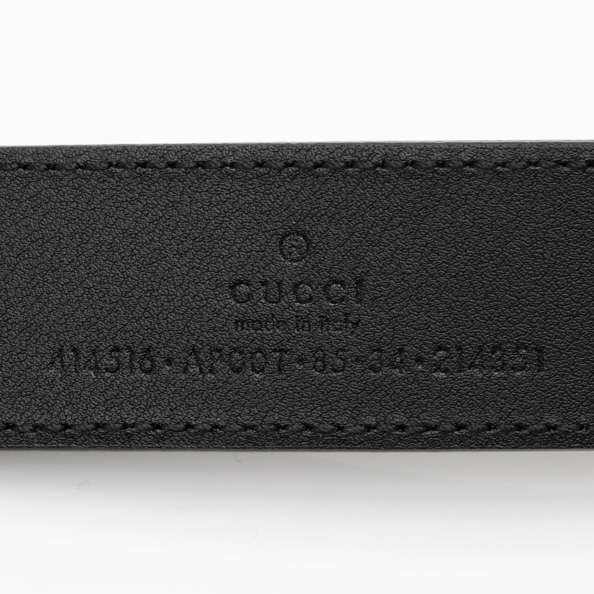 Gucci GG Marmont Belt - Size Leather Black Accessory Shf Er6Z4G