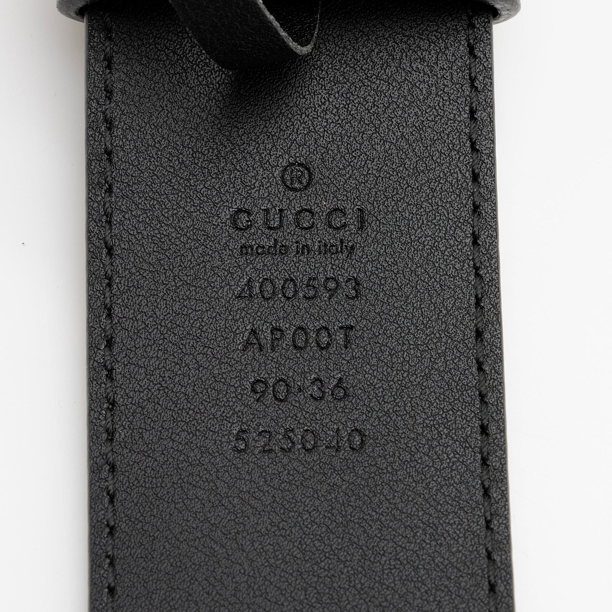 Gucci GG Marmont Belt - Size Leather Black Gold Accessory 4