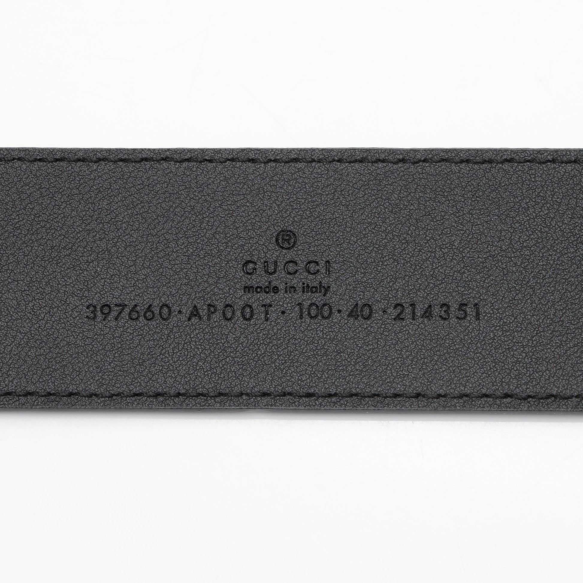 Gucci GG Marmont Belt - Size Leather Black Accessory Shf Jwuv3H