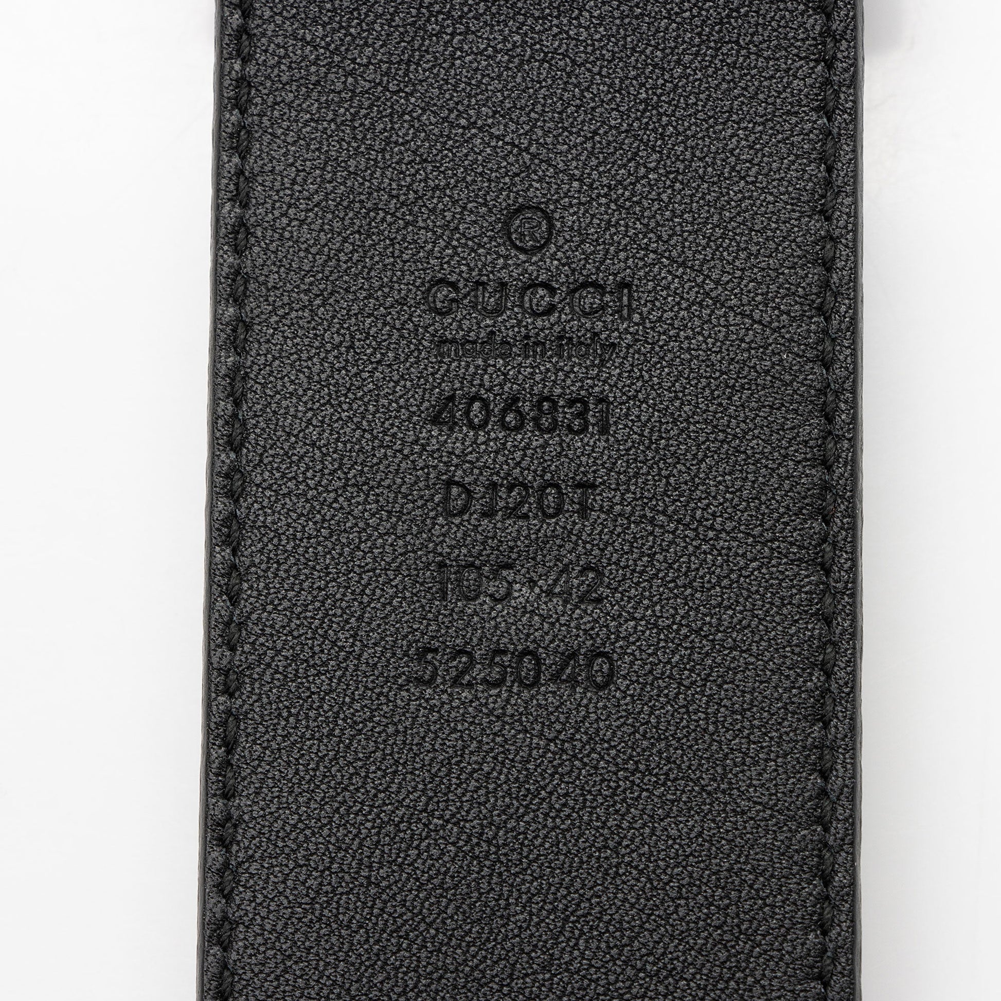 Gucci GG Marmont Belt - Size Leather Black Accessory 42 105
