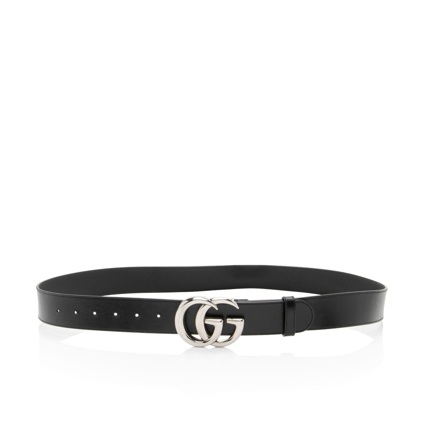 Gucci GG Marmont Belt - Size Leather Black Accessory 44 110
