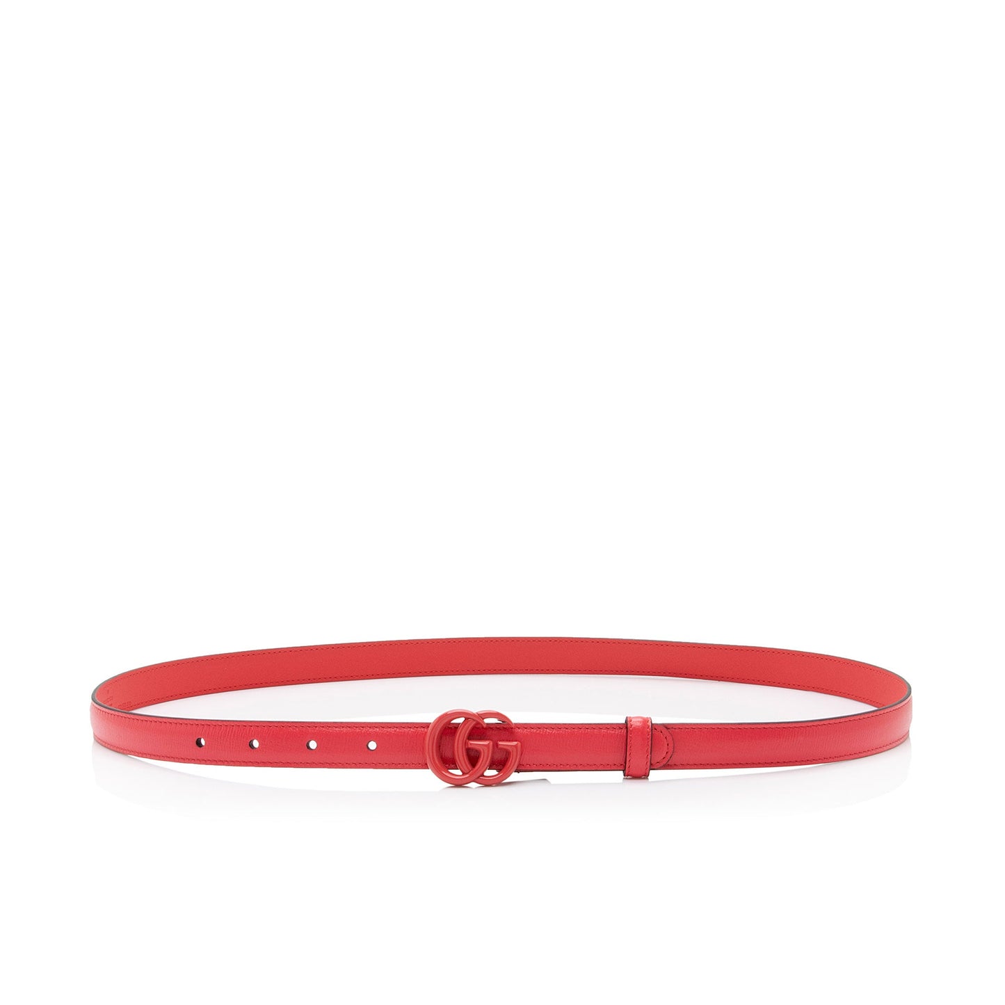 Gucci GG Marmont Slim Belt - Leather Pink Accessory