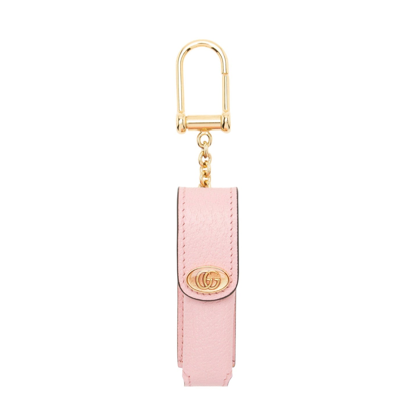 Gucci GG Single Porte-Rouges Keychain SHF-klWzVz Leather Pink Accessory