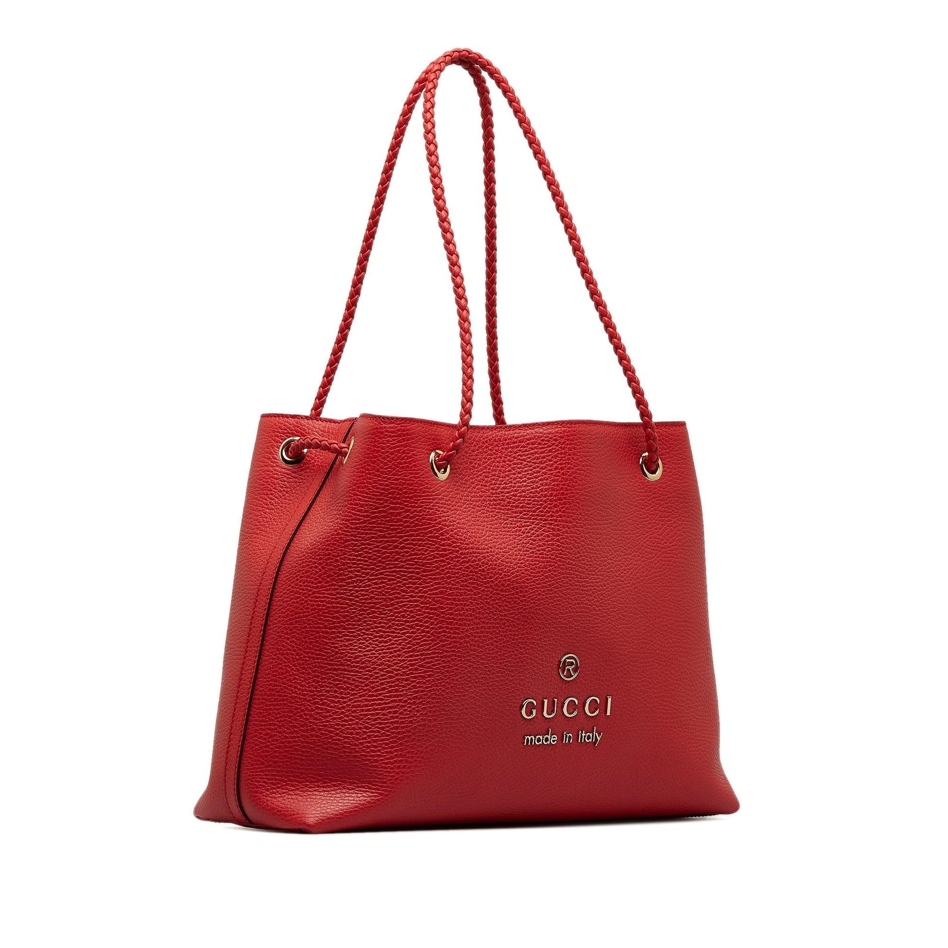 Gucci Gifford SHG-Olhb7Y Leather Calf Red Tote Bag