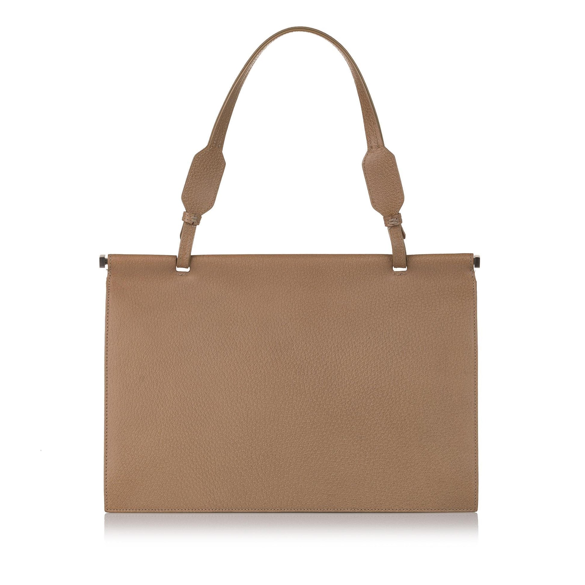 Gucci SHG Leather Calf Brown Satchel Bag