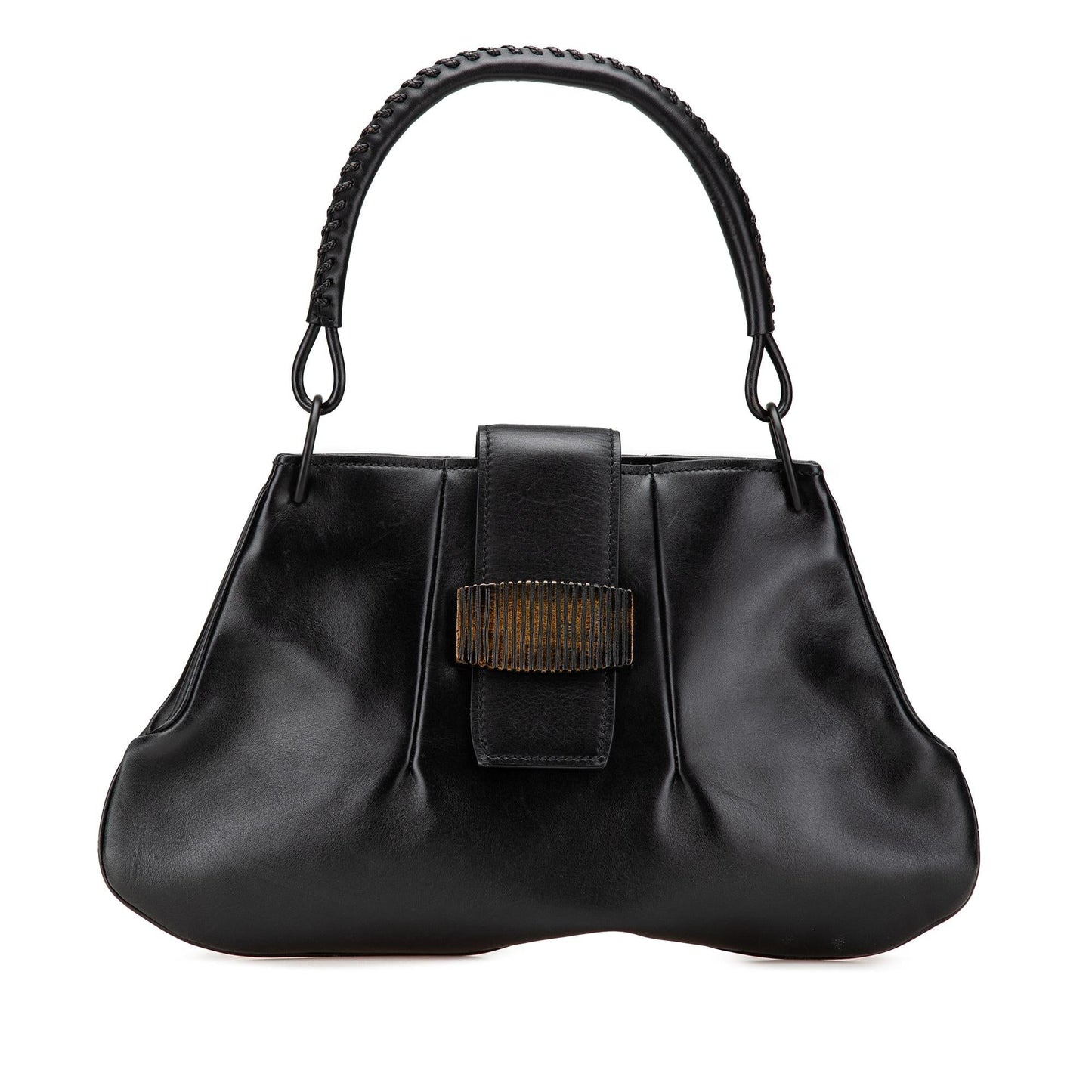 Gucci Leather Calf Black Shoulder Bag
