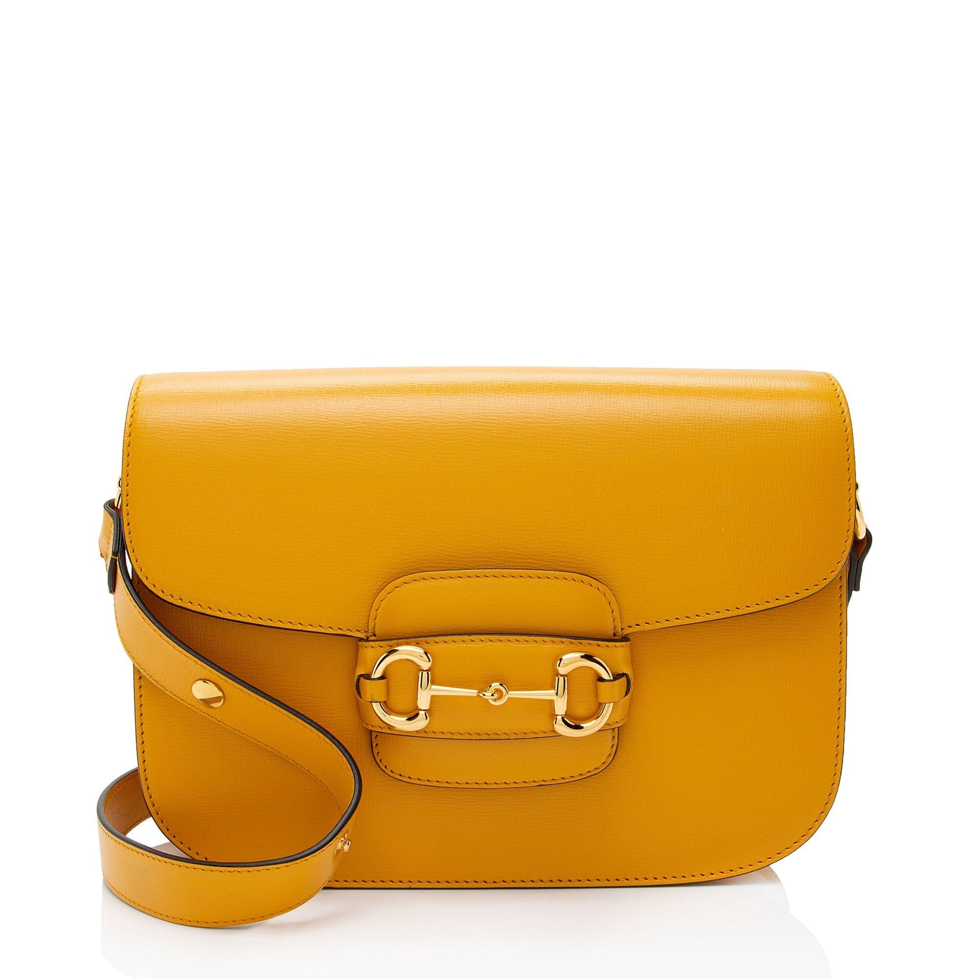 Gucci Horsebit Leather Calfskin Medium Crossbody Bag