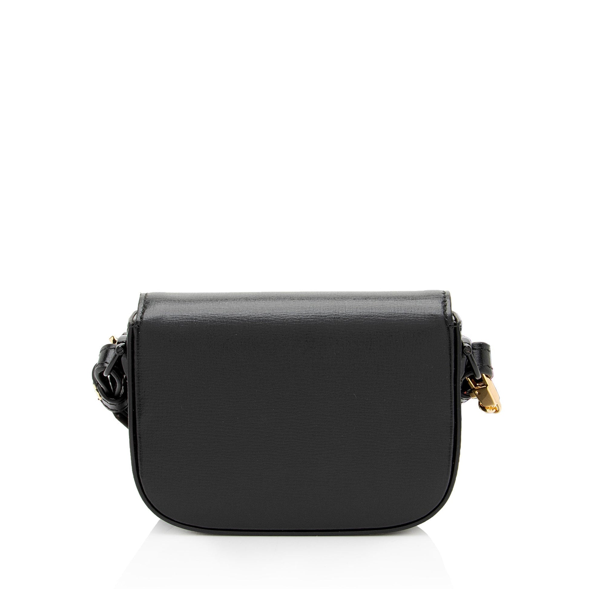 Gucci Horsebit Super Leather Canvas Black Mini Crossbody Bag
