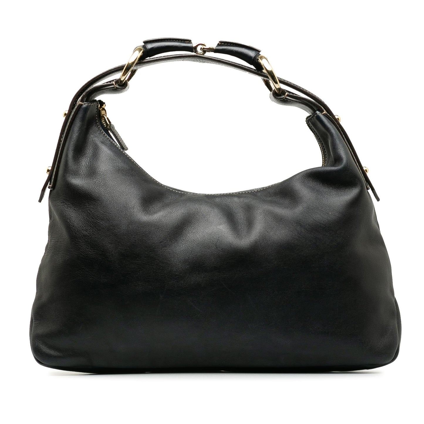 Gucci Horsebit SHG-g2QHkt Leather Calf Black Shoulder Bag