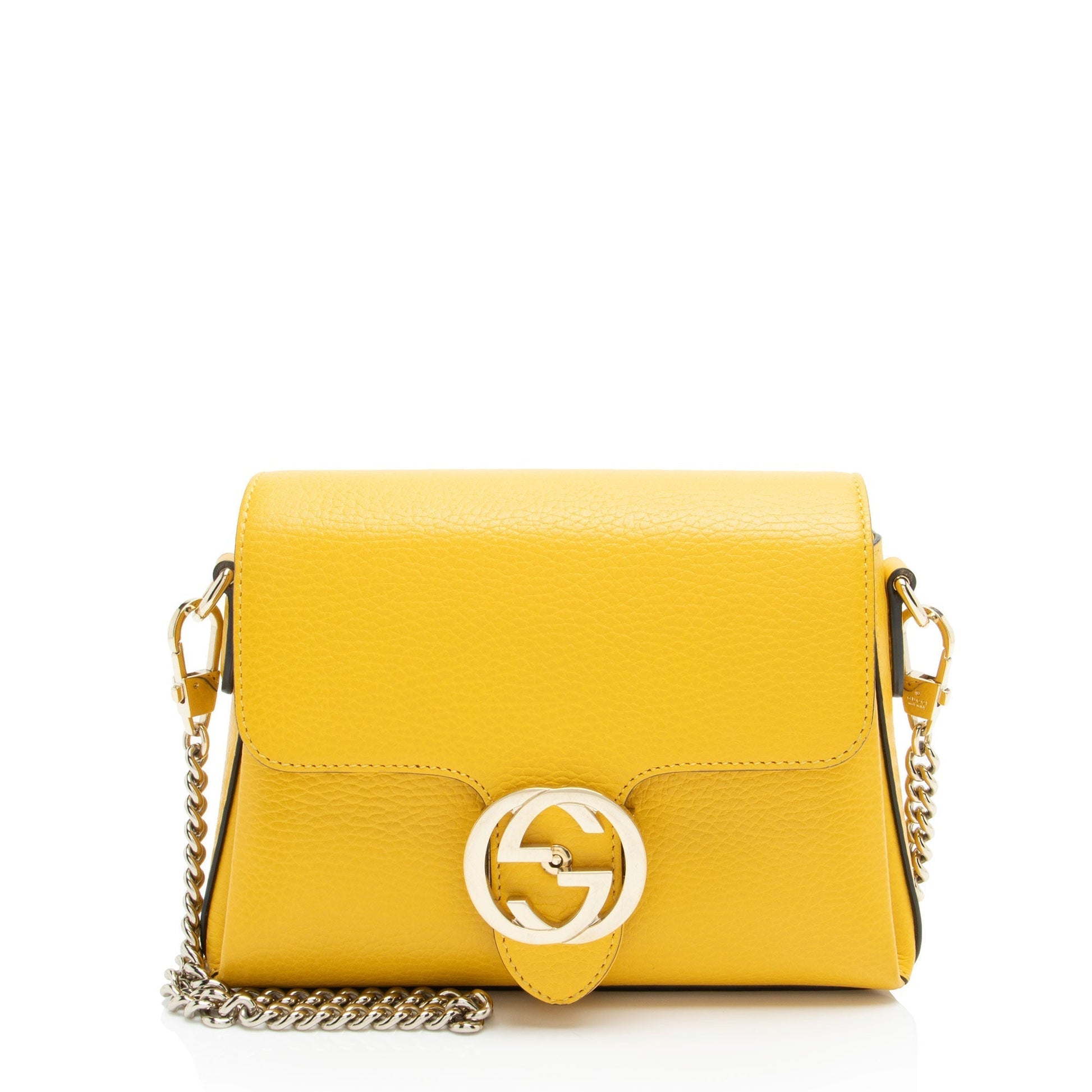 Gucci Interlocking G Leather Calfskin Small Crossbody Bag