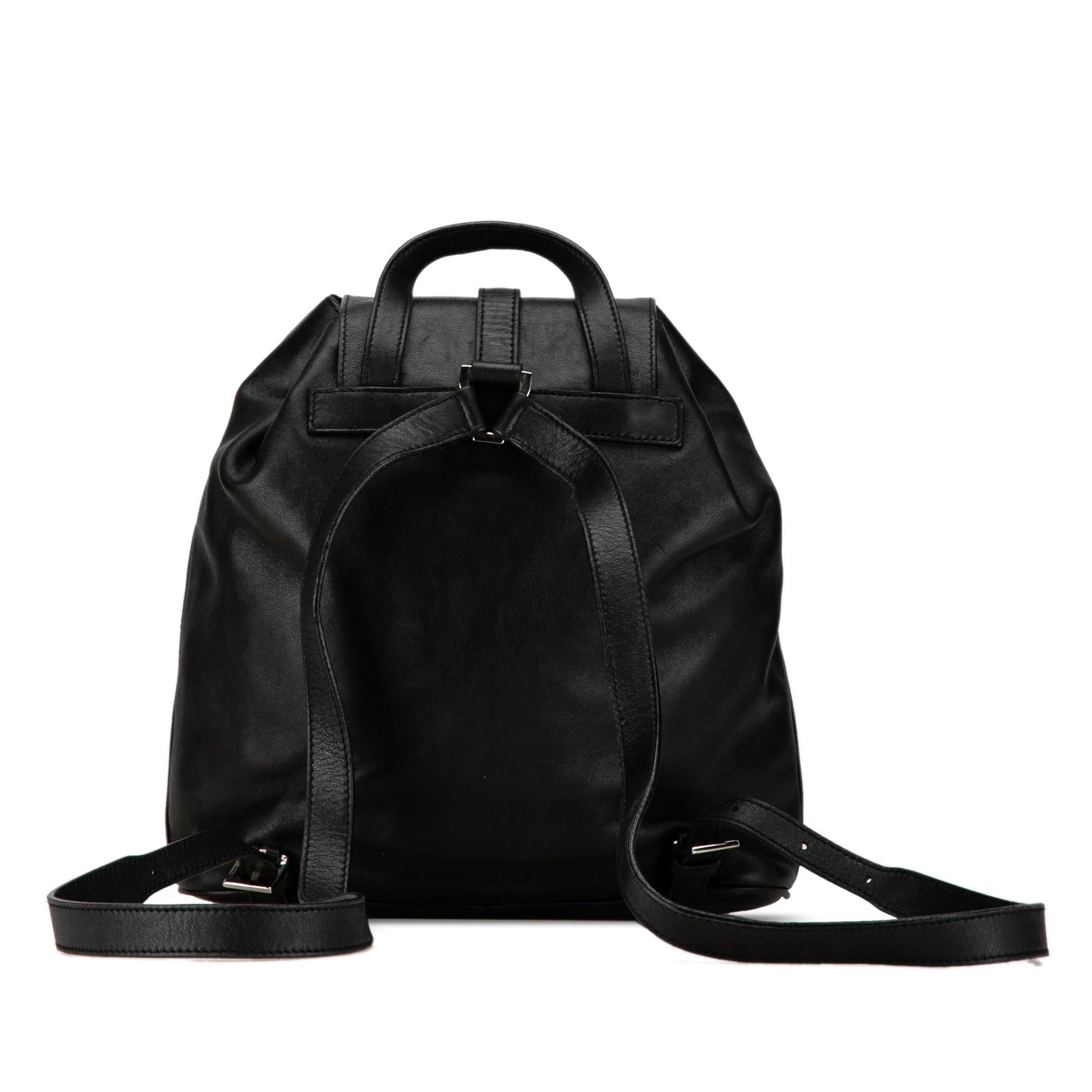 Gucci Jackie Backpack SHG-VVWUKO Leather Calf Black