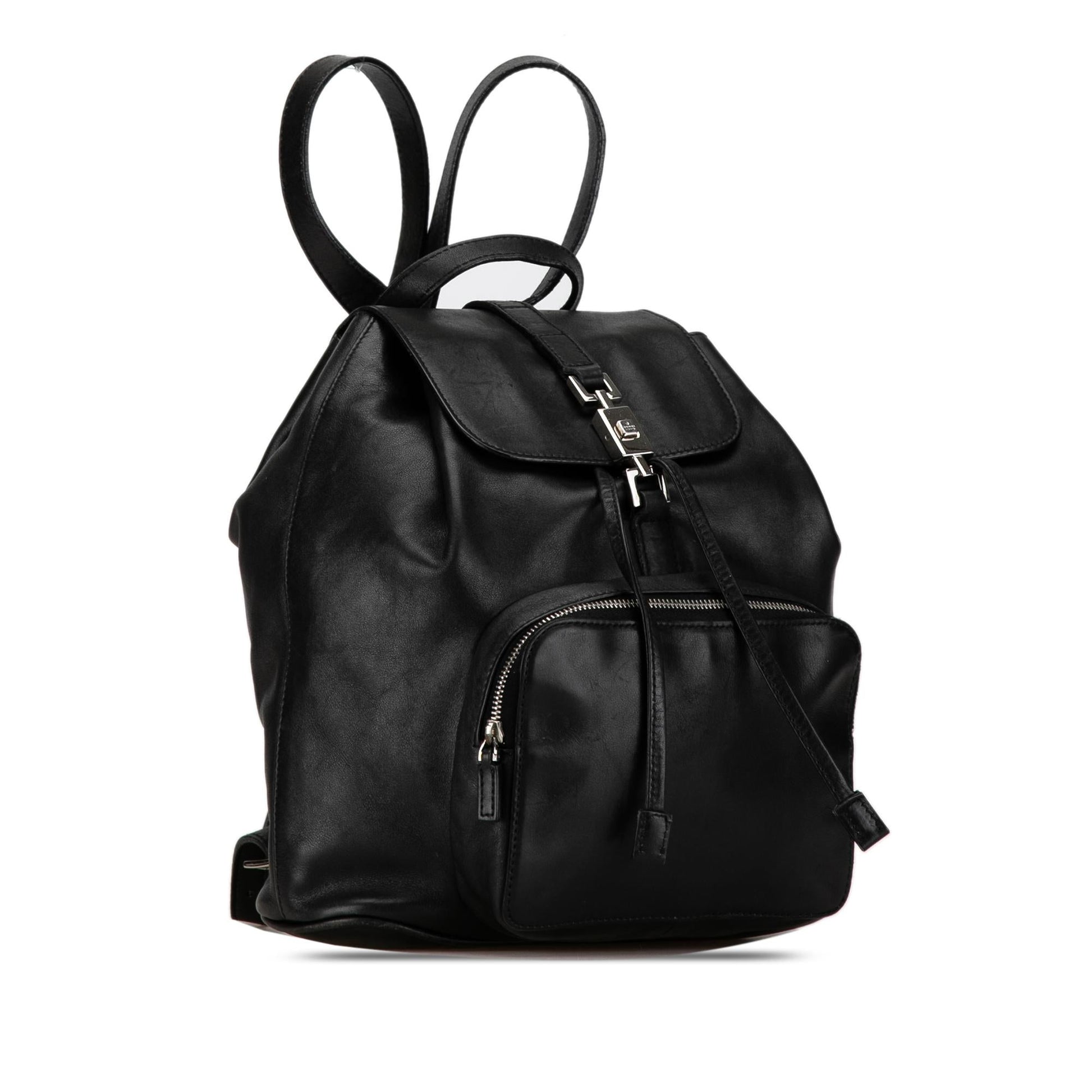 Gucci Jackie Backpack SHG-VVWUKO Leather Calf Black