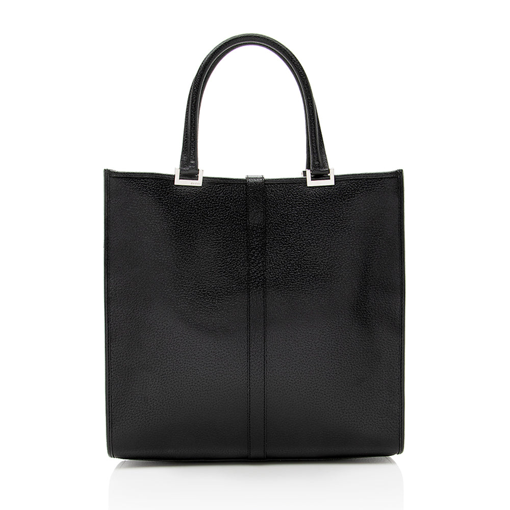 Gucci Jackie SHF Leather Black Tote Bag