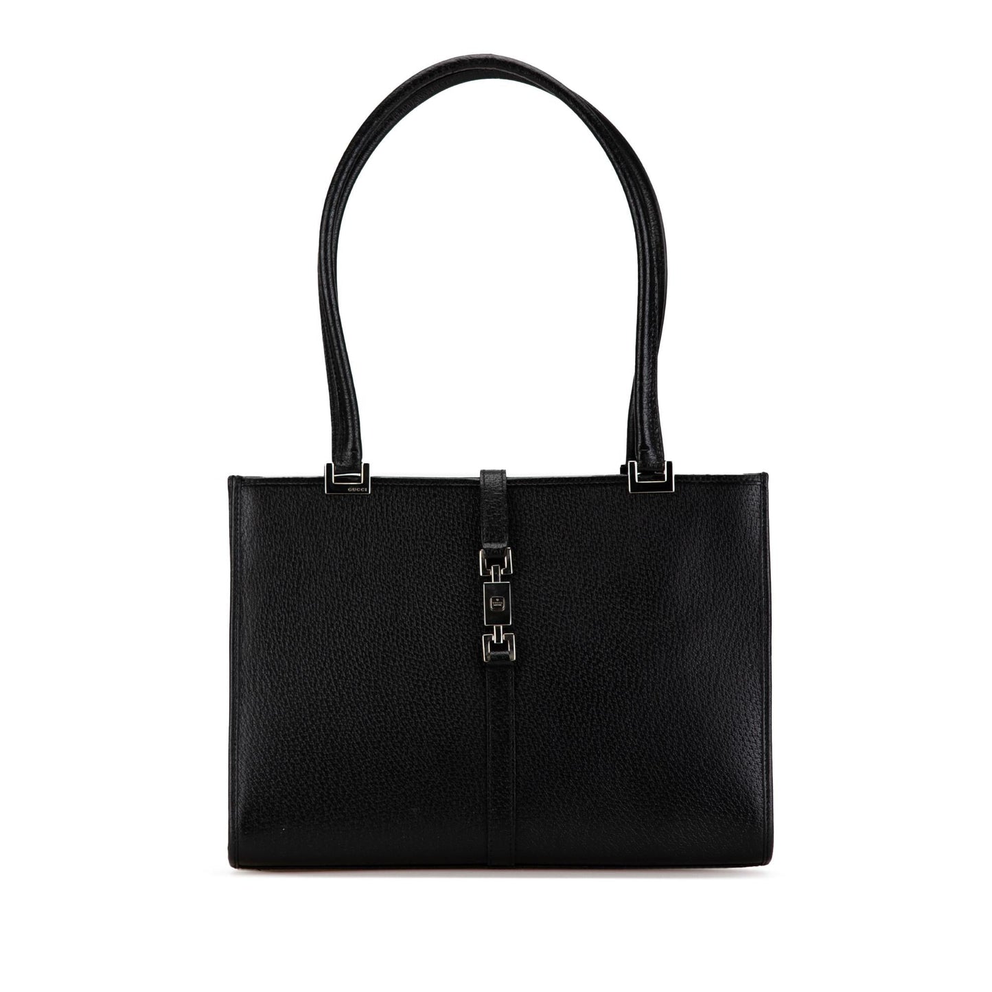 Gucci Jackie SHG-c3eqmB Leather Calf Black Tote Bag