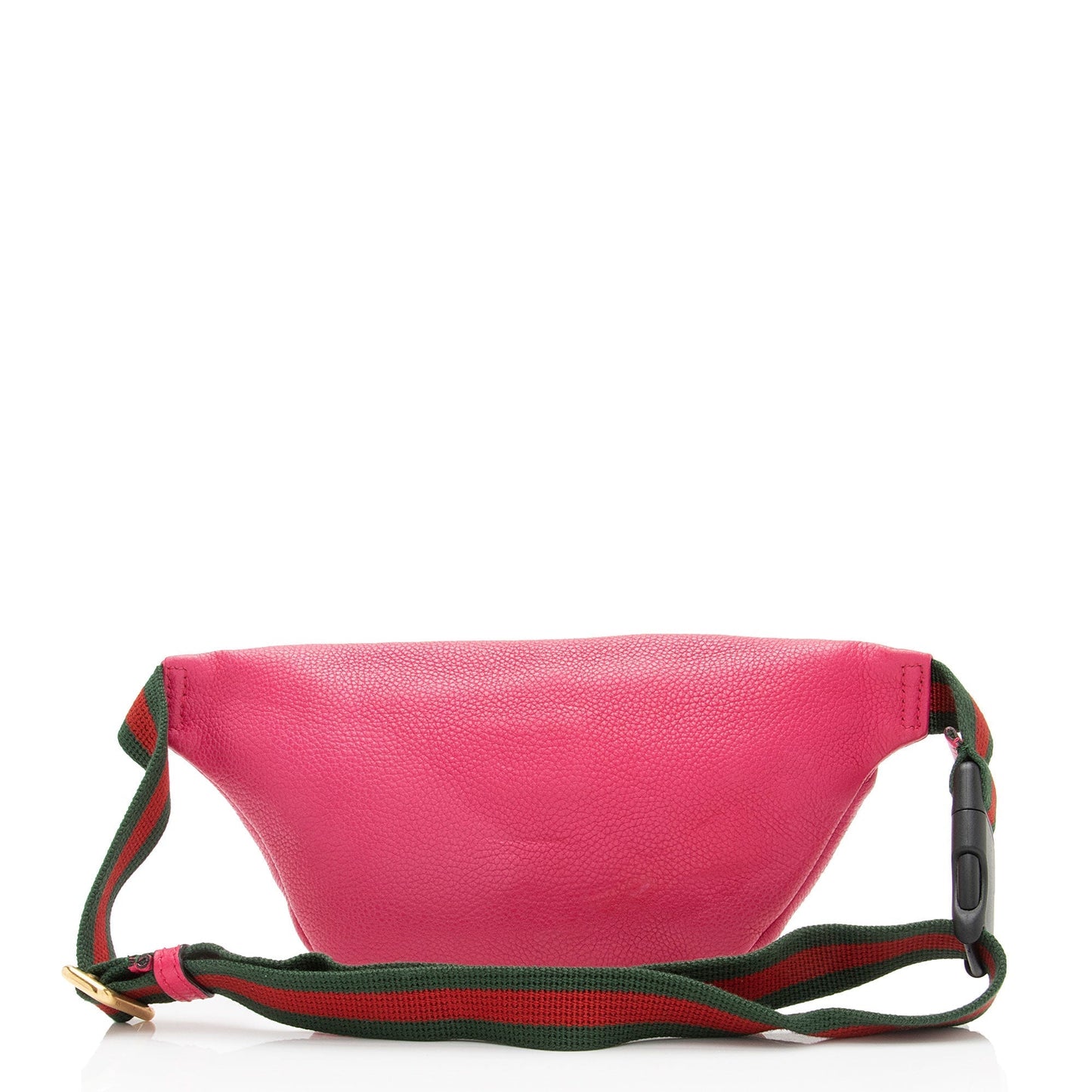 Gucci Belt SHF-tb0kKj Leather Nylon Pink Logo Accessory