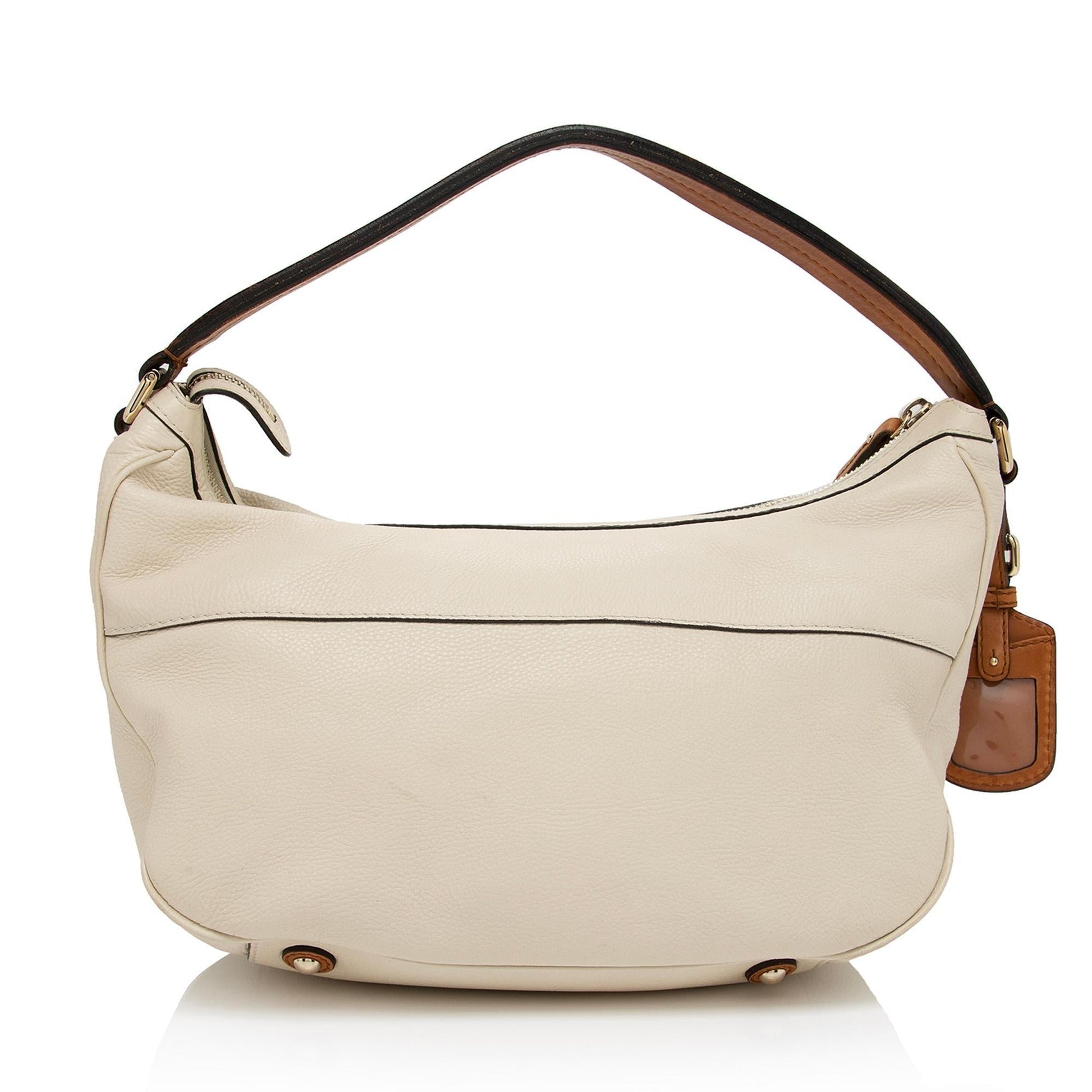 Gucci Madison SHF-usyPk5 Leather White Brown Medium Shoulder Bag