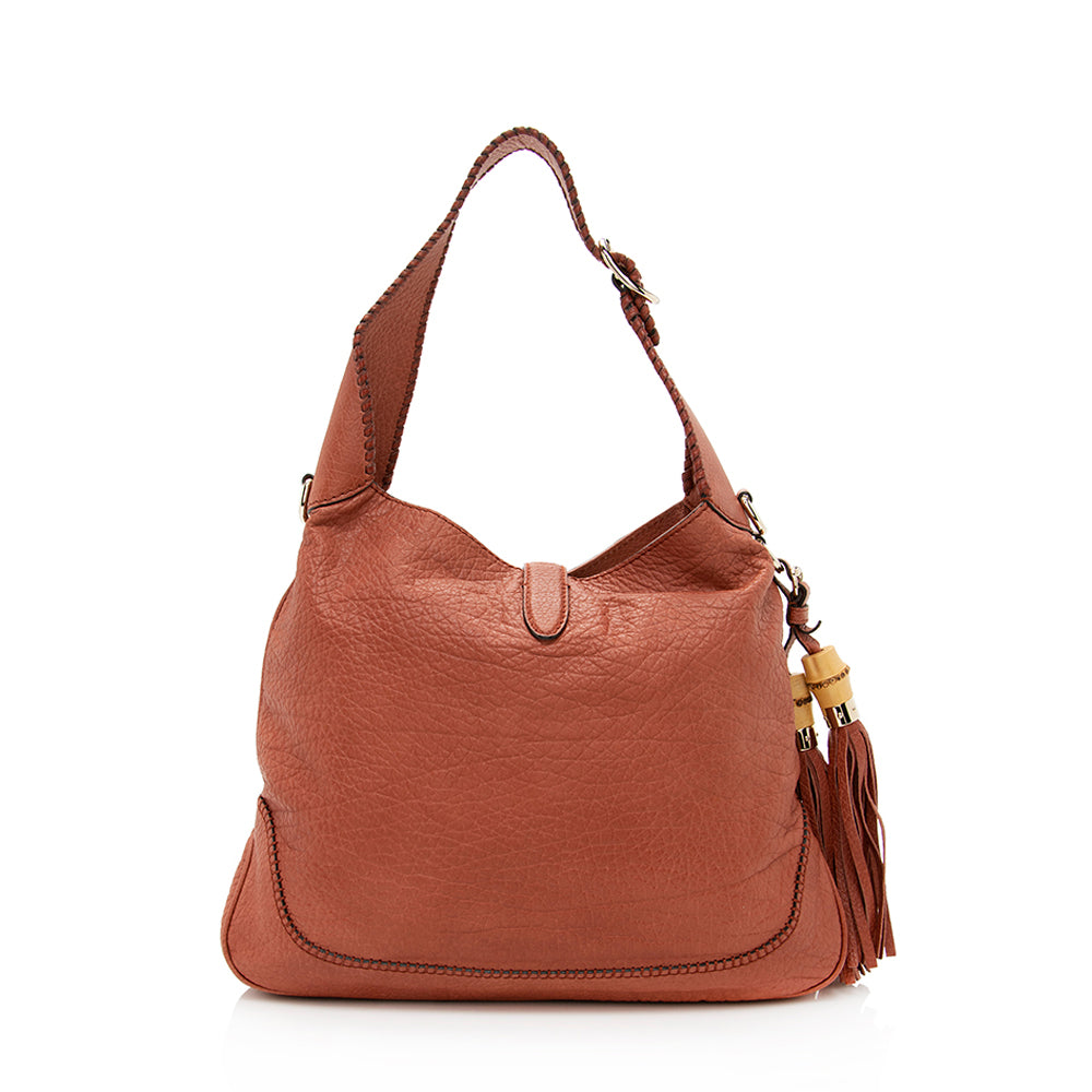 Gucci New Jackie SHF Leather Orange Shoulder Bag