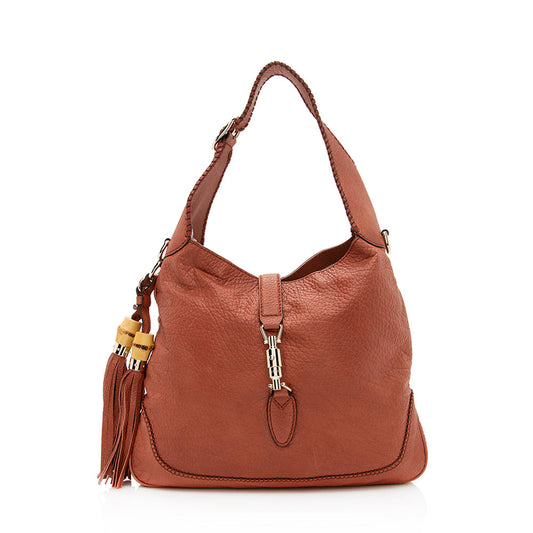 Gucci New Jackie SHF Leather Orange Shoulder Bag