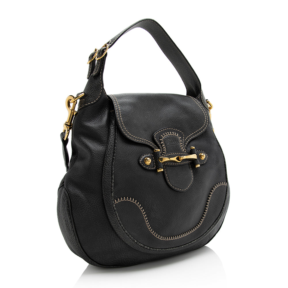 Gucci New Pelham SHF Leather Brown Large Shoulder Bag