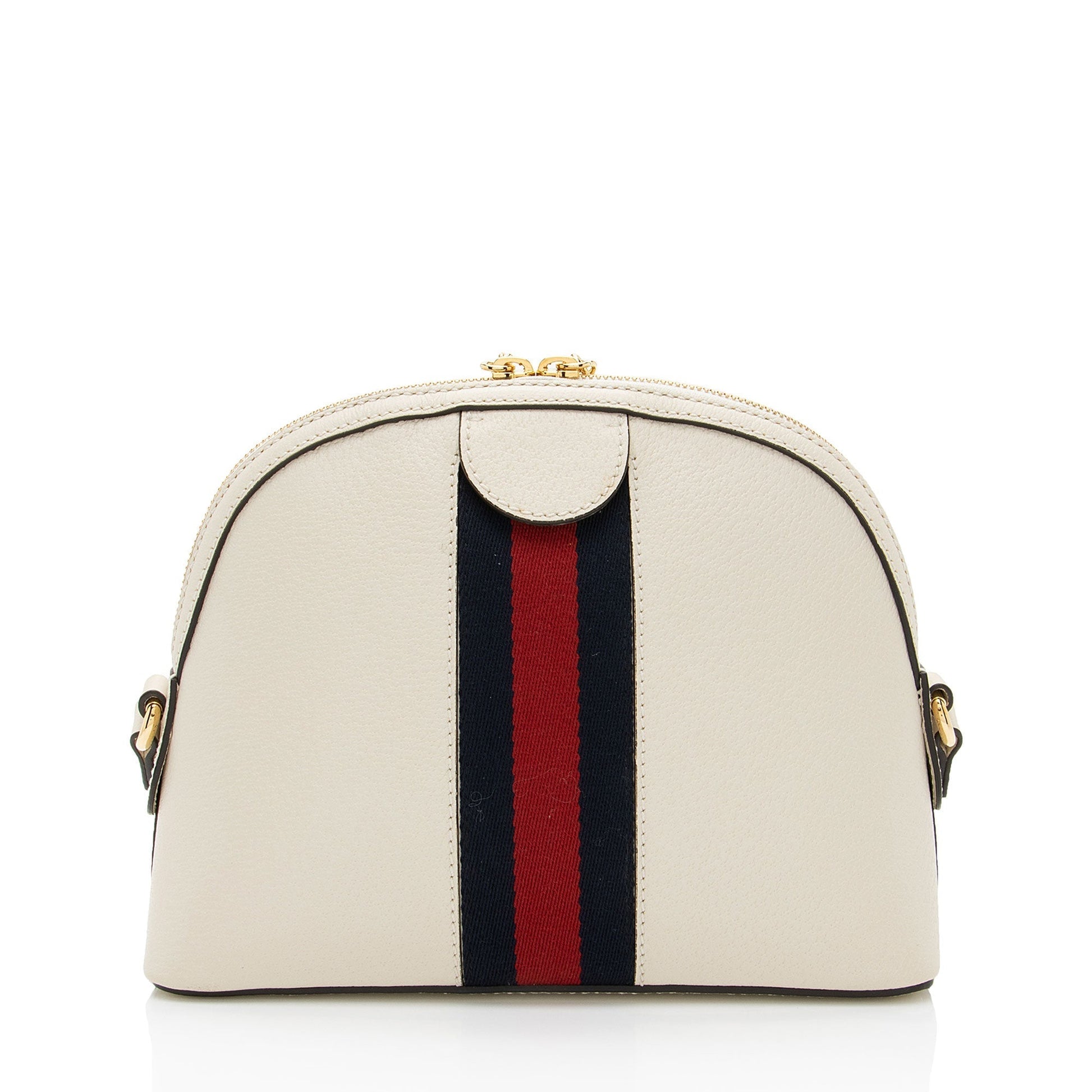 Gucci Ophidia Dome Leather Nylon White Small Shoulder Bag Bag 1