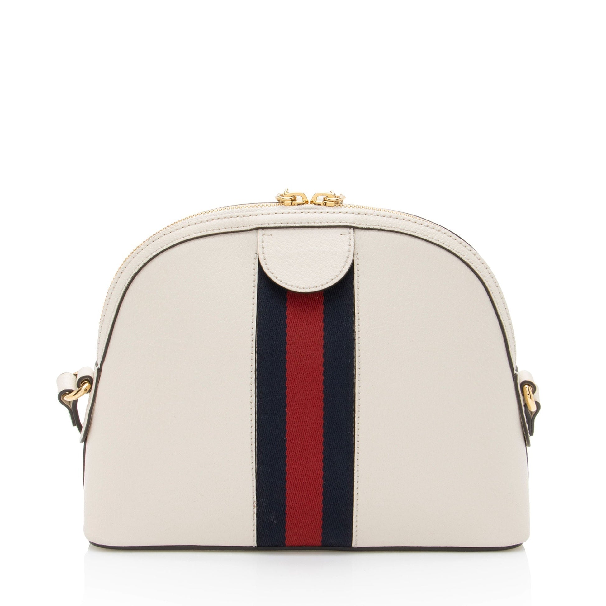Gucci Ophidia Dome Leather Nylon White Small Shoulder Bag Bag 2