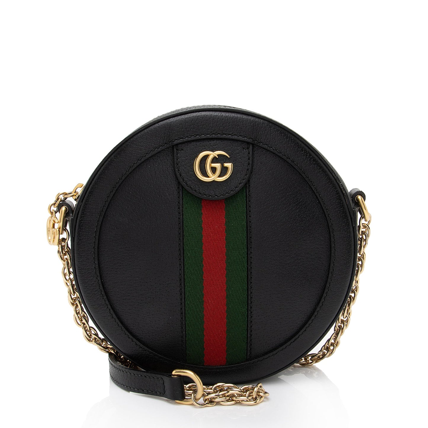 Gucci Ophidia Round Shoulder Bag Shf Xlecaw Leather Mini Crossbody Bag