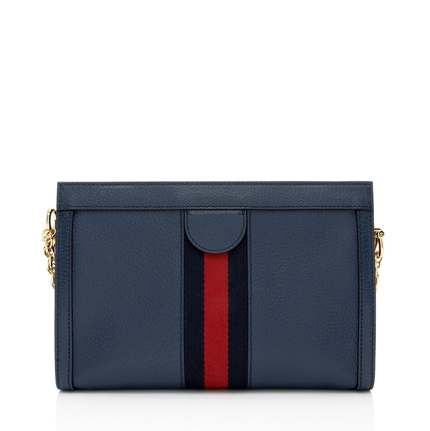 Gucci Ophidia SHF-qziQCA Leather Nylon Blue Small Shoulder Bag