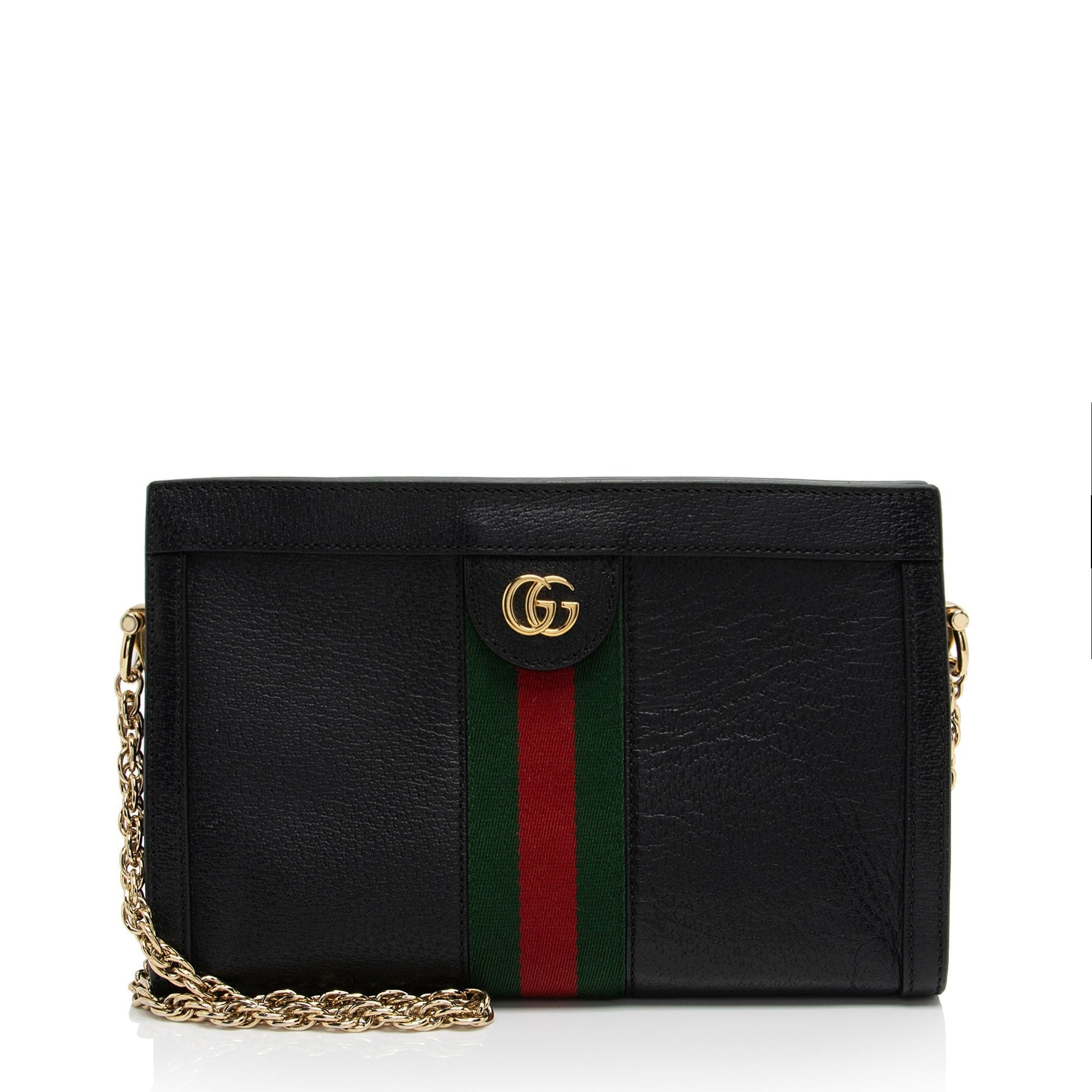 Gucci Ophidia SHF-KHuOEb Leather Nylon Blue Small Shoulder Bag