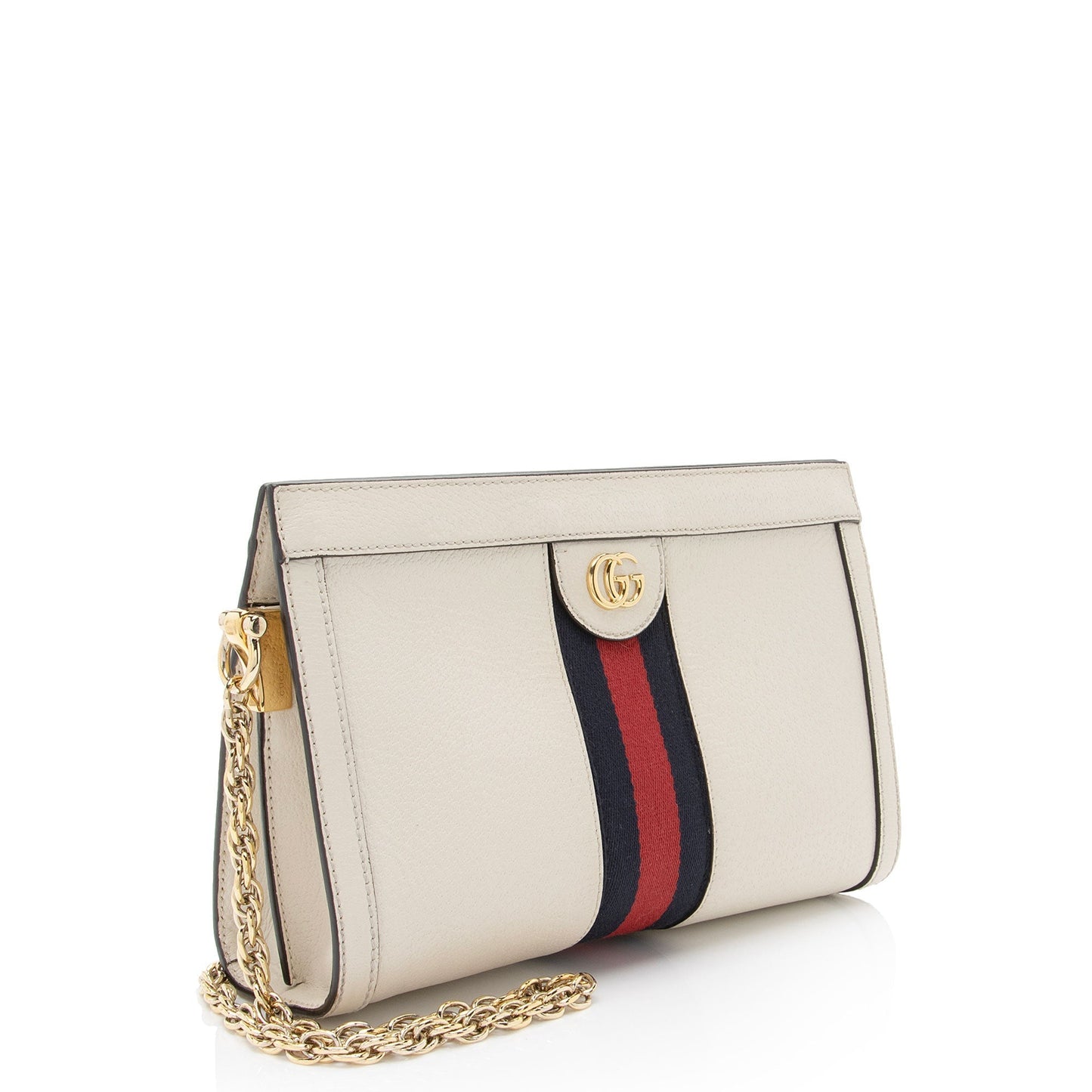 Gucci Ophidia SHF-UluD33 Leather Nylon White Small Shoulder Bag