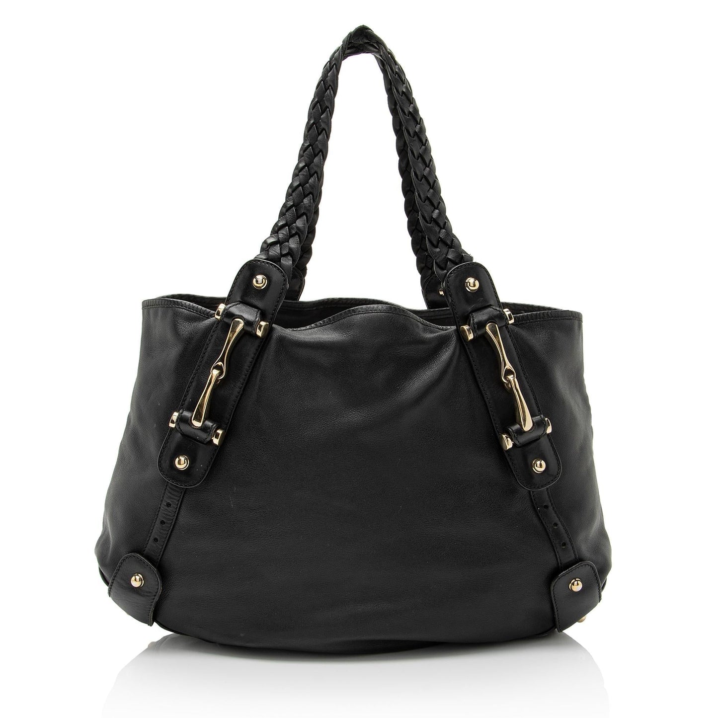 Gucci Pelham SHF-JJlaoH Leather Black Medium Shoulder Bag