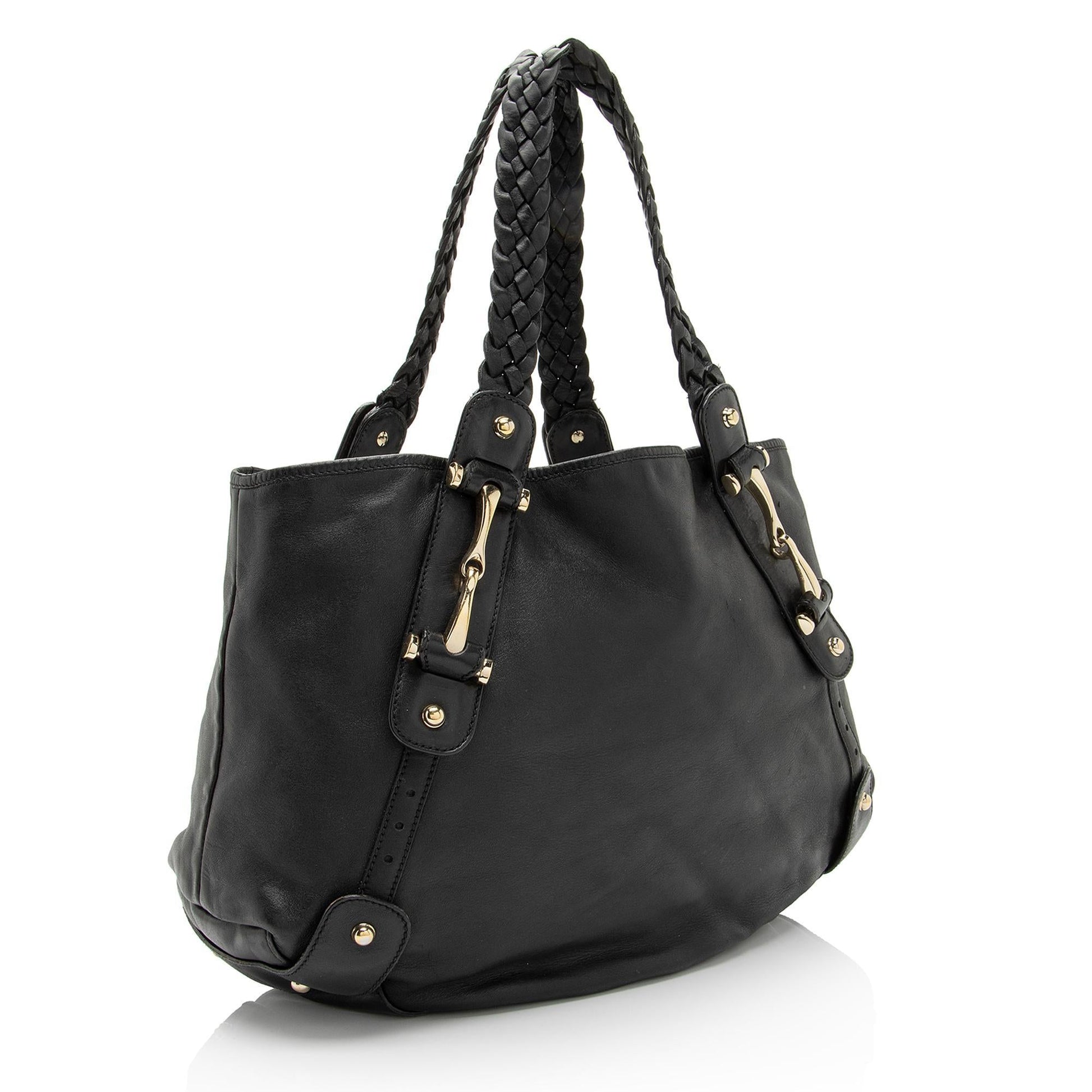 Gucci Pelham SHF-JJlaoH Leather Black Medium Shoulder Bag