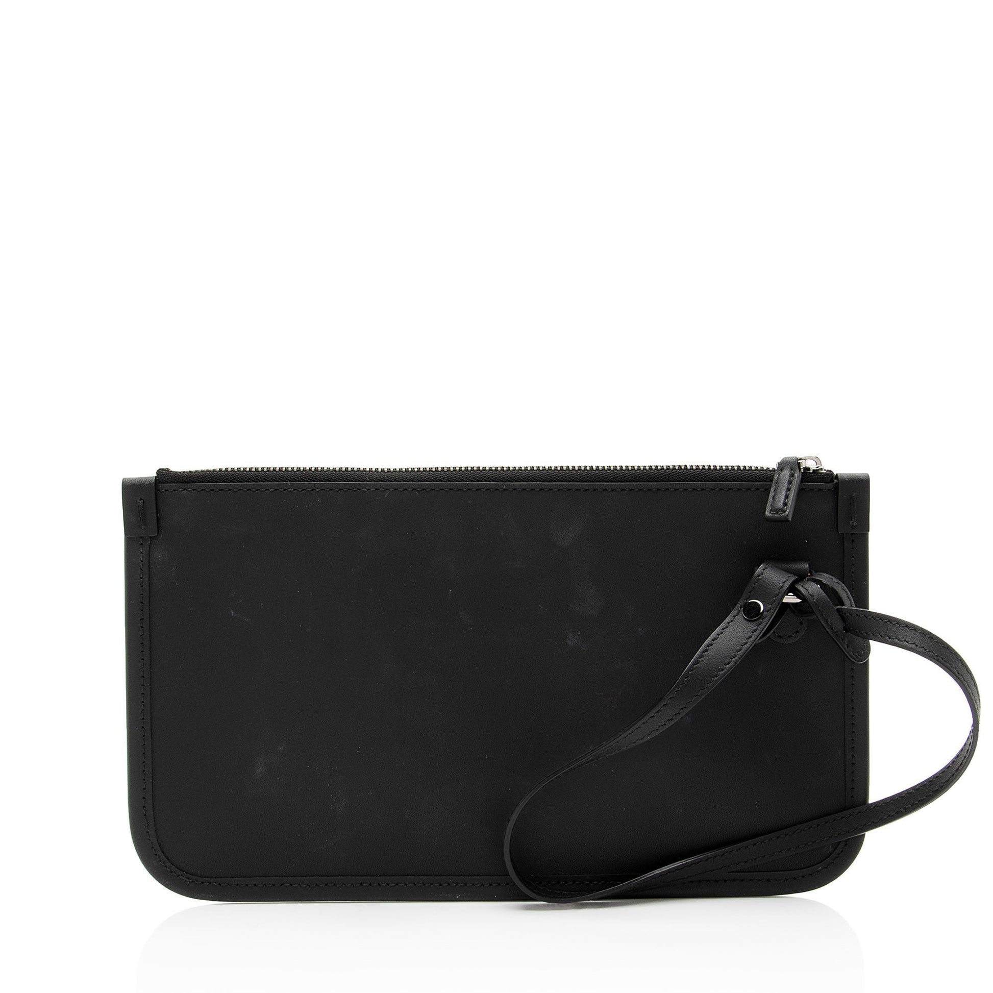 Gucci Pochette Leather Black Clutch Bag