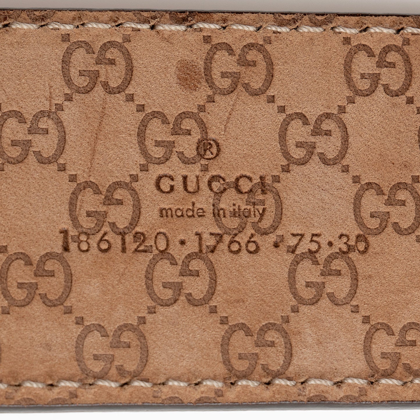 Gucci Queen Belt - Size 30 Leather Brown Accessory