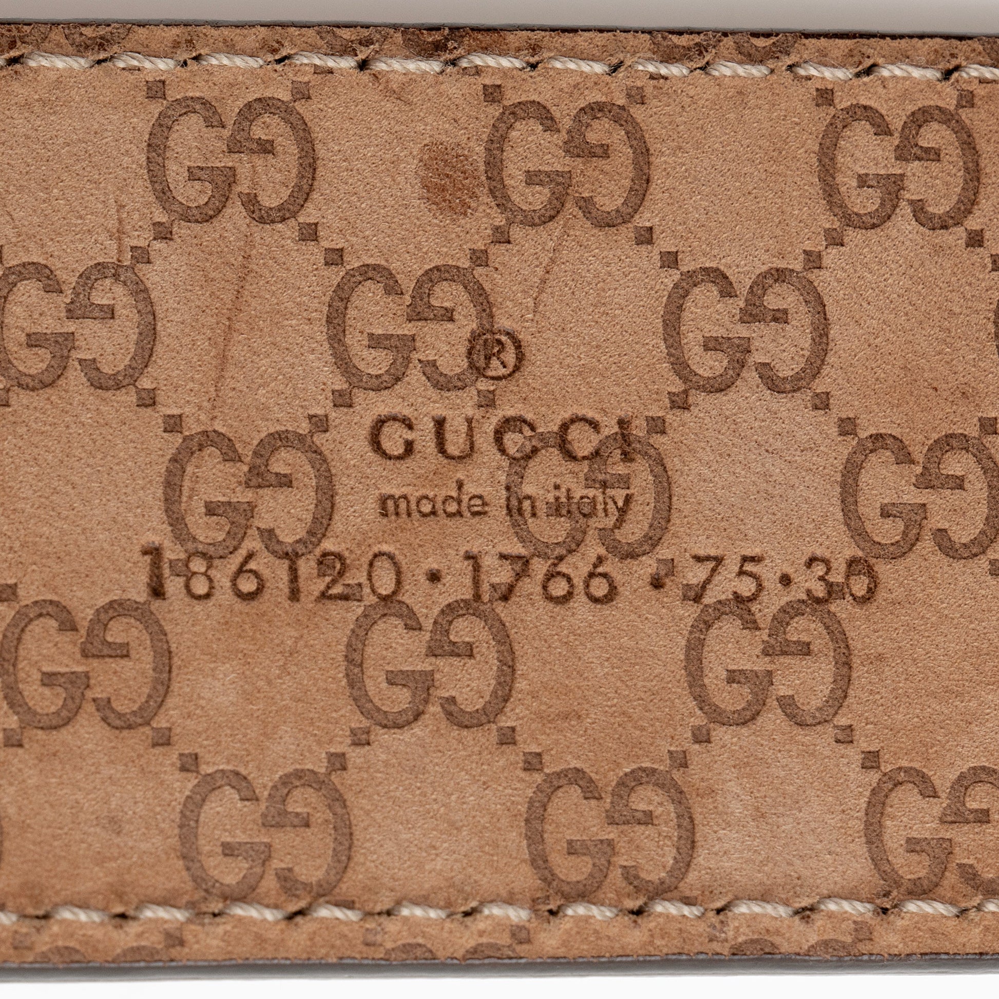 Gucci Queen Belt - Size 30 Leather Brown Accessory