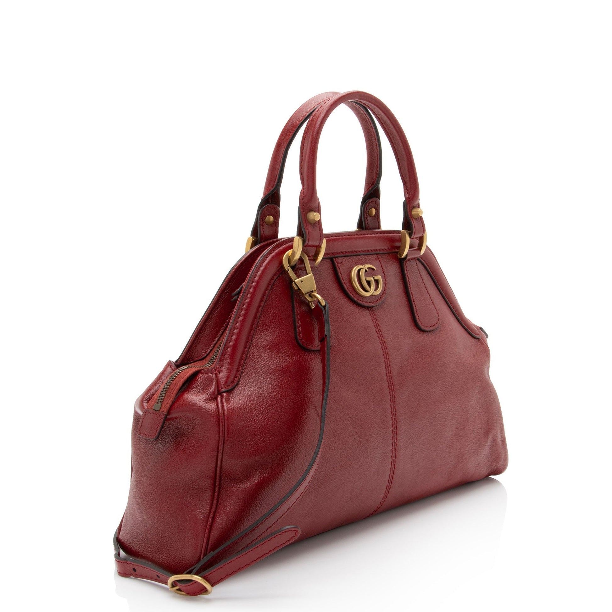 Gucci Rebelle Leather Medium Travel Bag